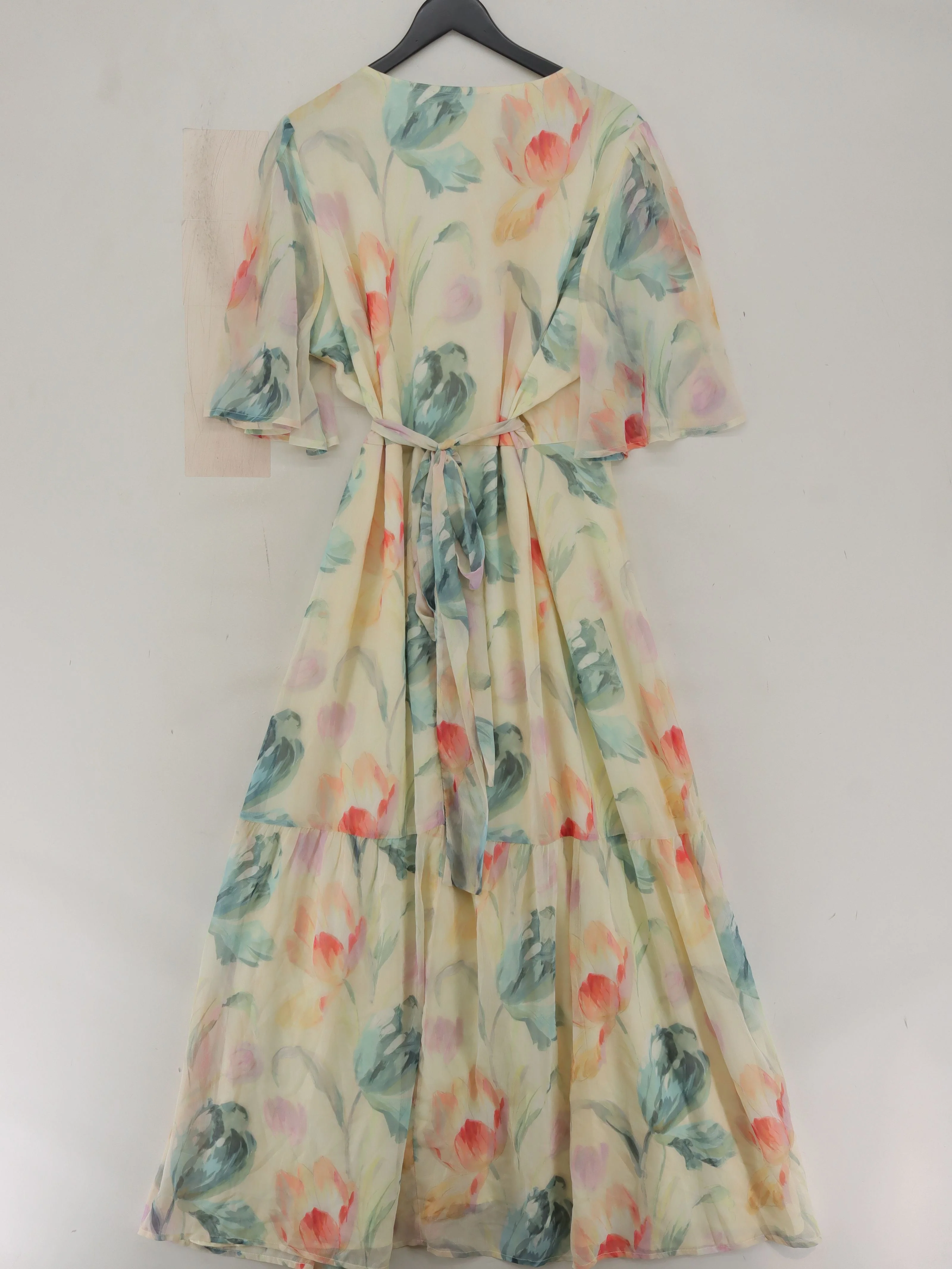 Hope & Ivy Wrap Maxi Dress UK22 in Multi - Image 2