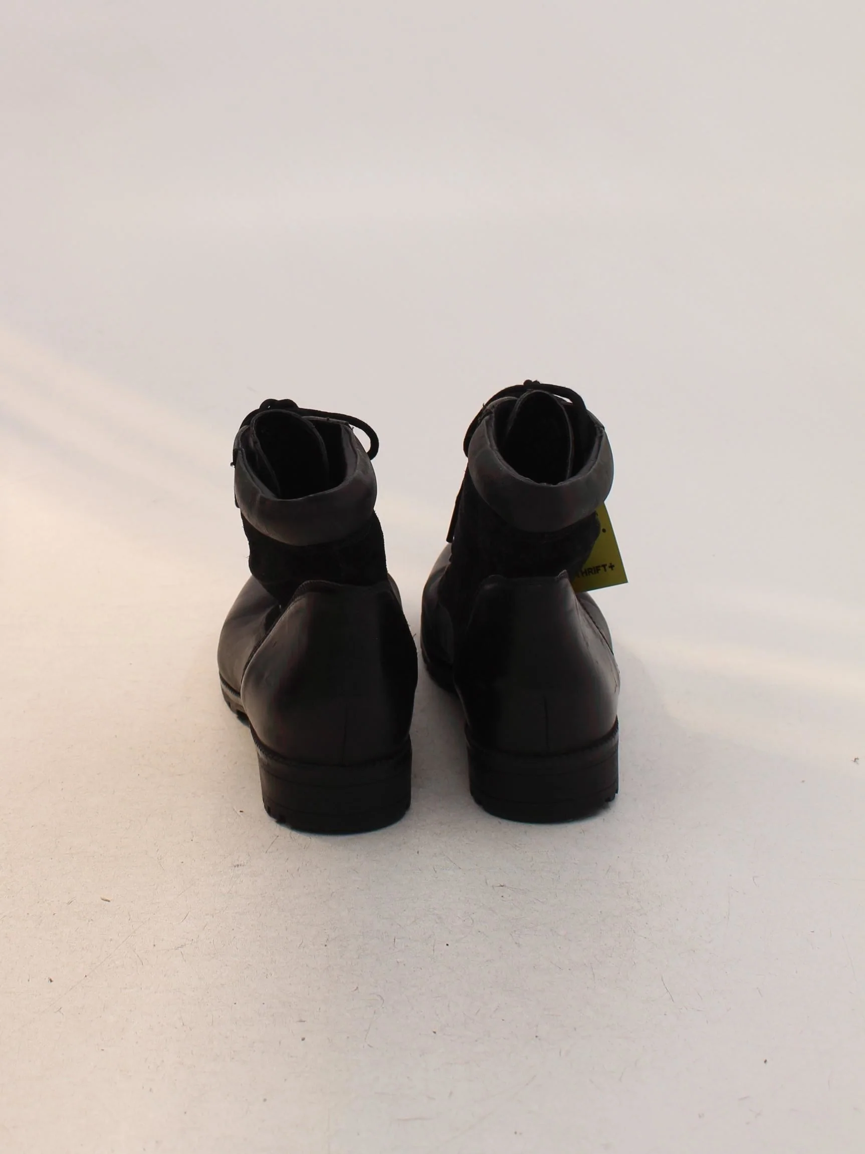 Hotter Men's Boots UK 7.5 Black Leather with Suede Combat - Image 3