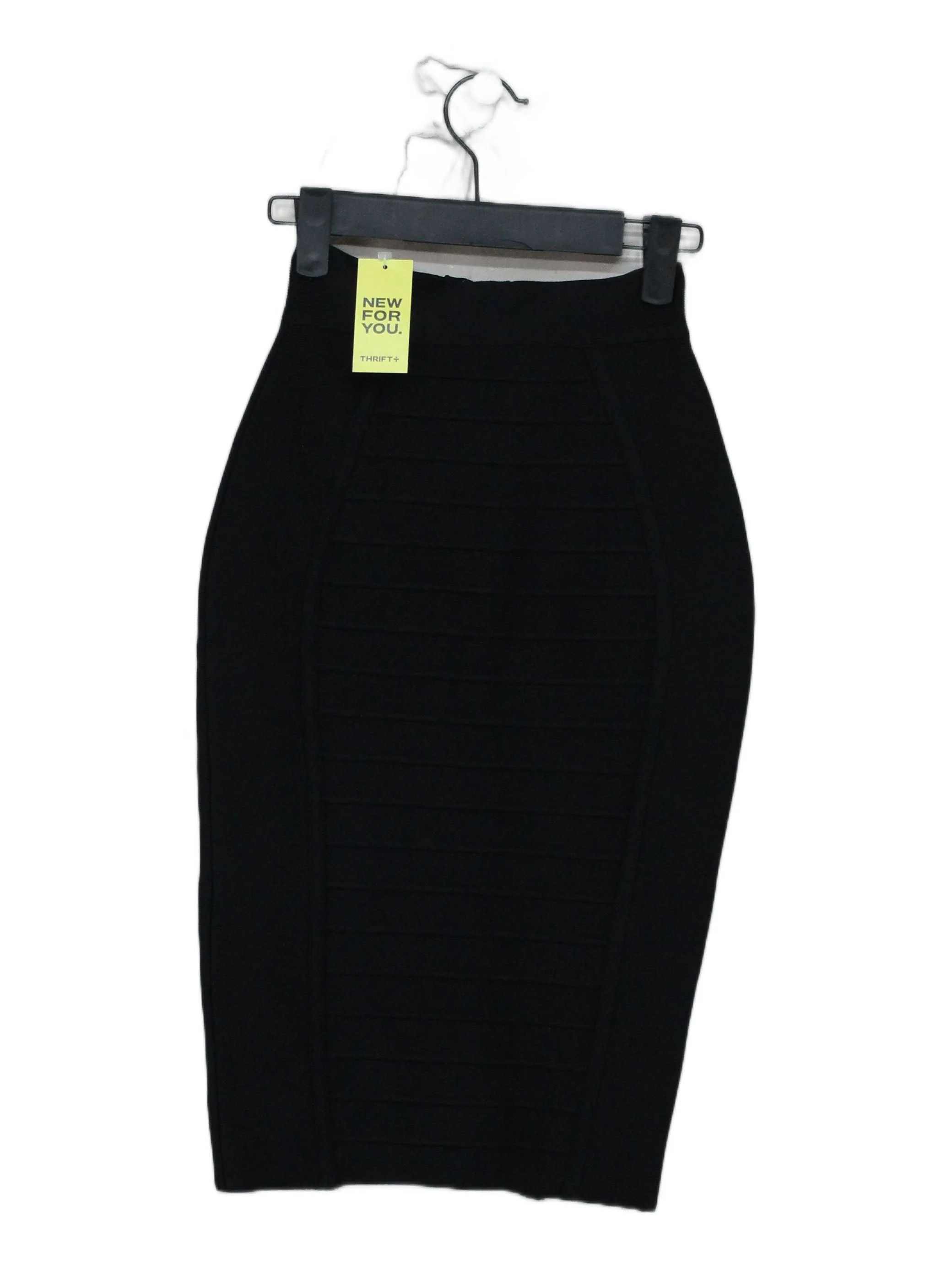House Of CB London Women's Midi Skirt XS Black Rayon