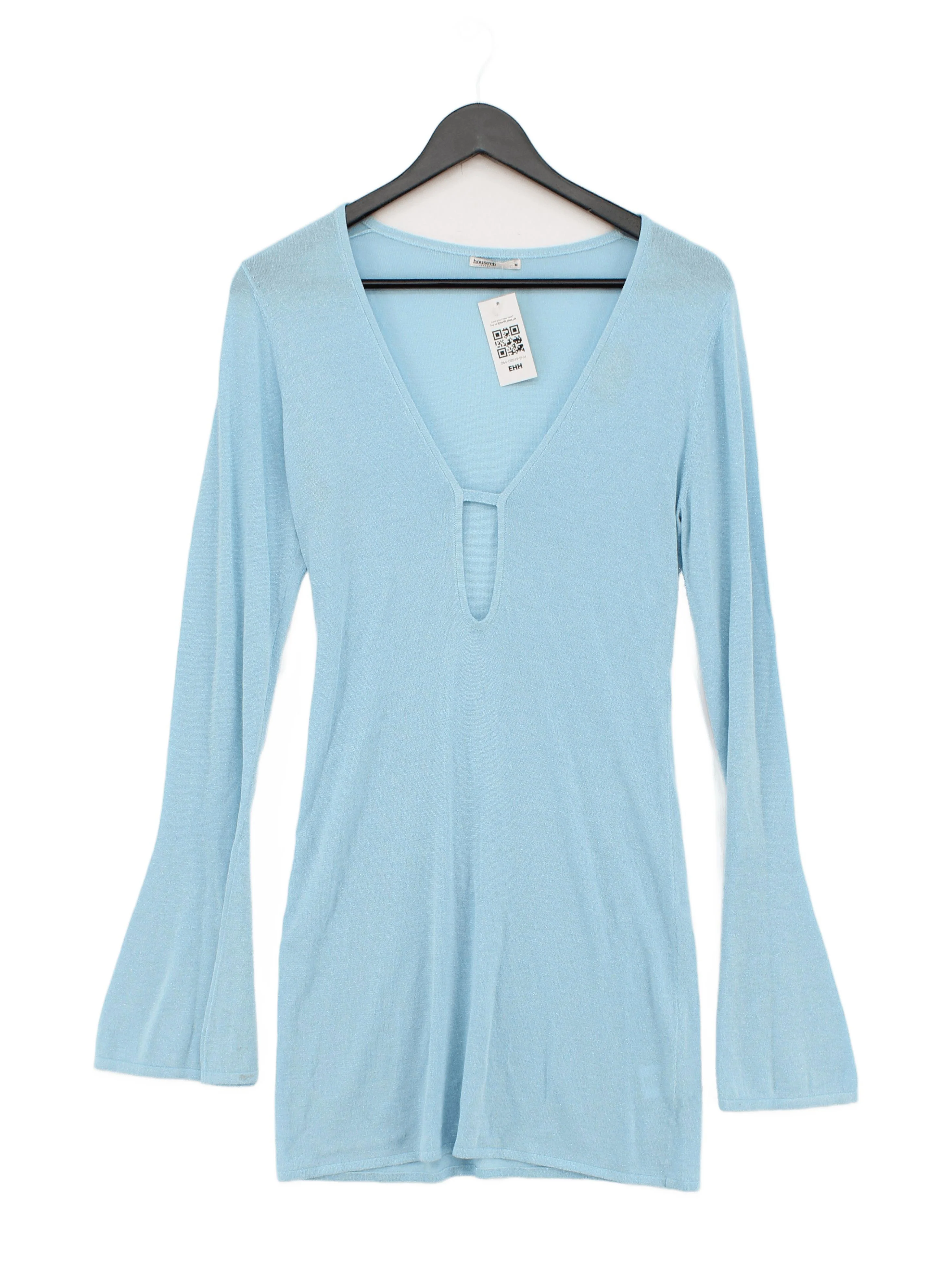 House Of CB London Women's Top M Blue Viscose with Nylon Basic