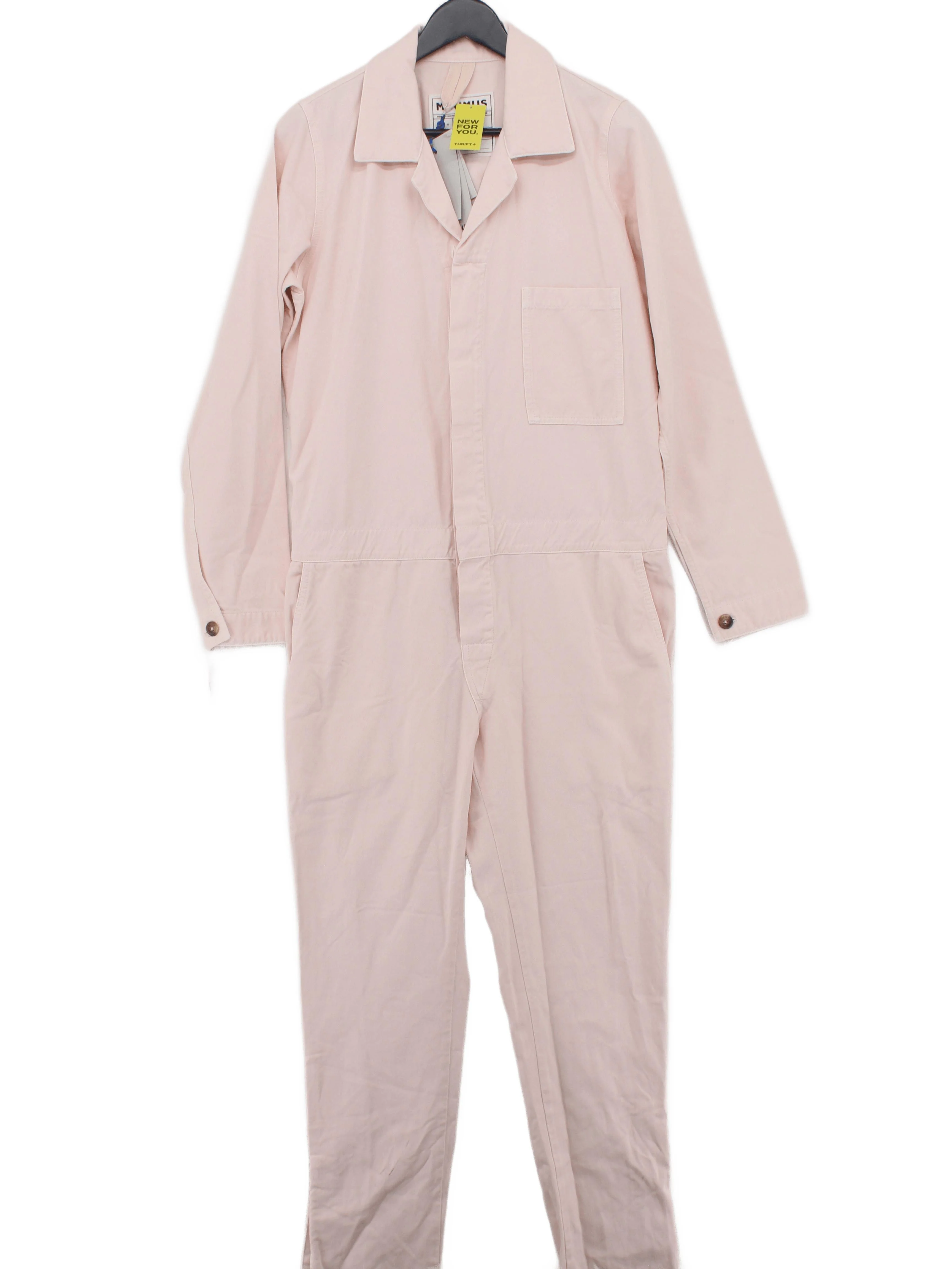 House Of Minimus Women's Jumpsuit UK 14 Pink 100% Cotton Straight Jumpsuit