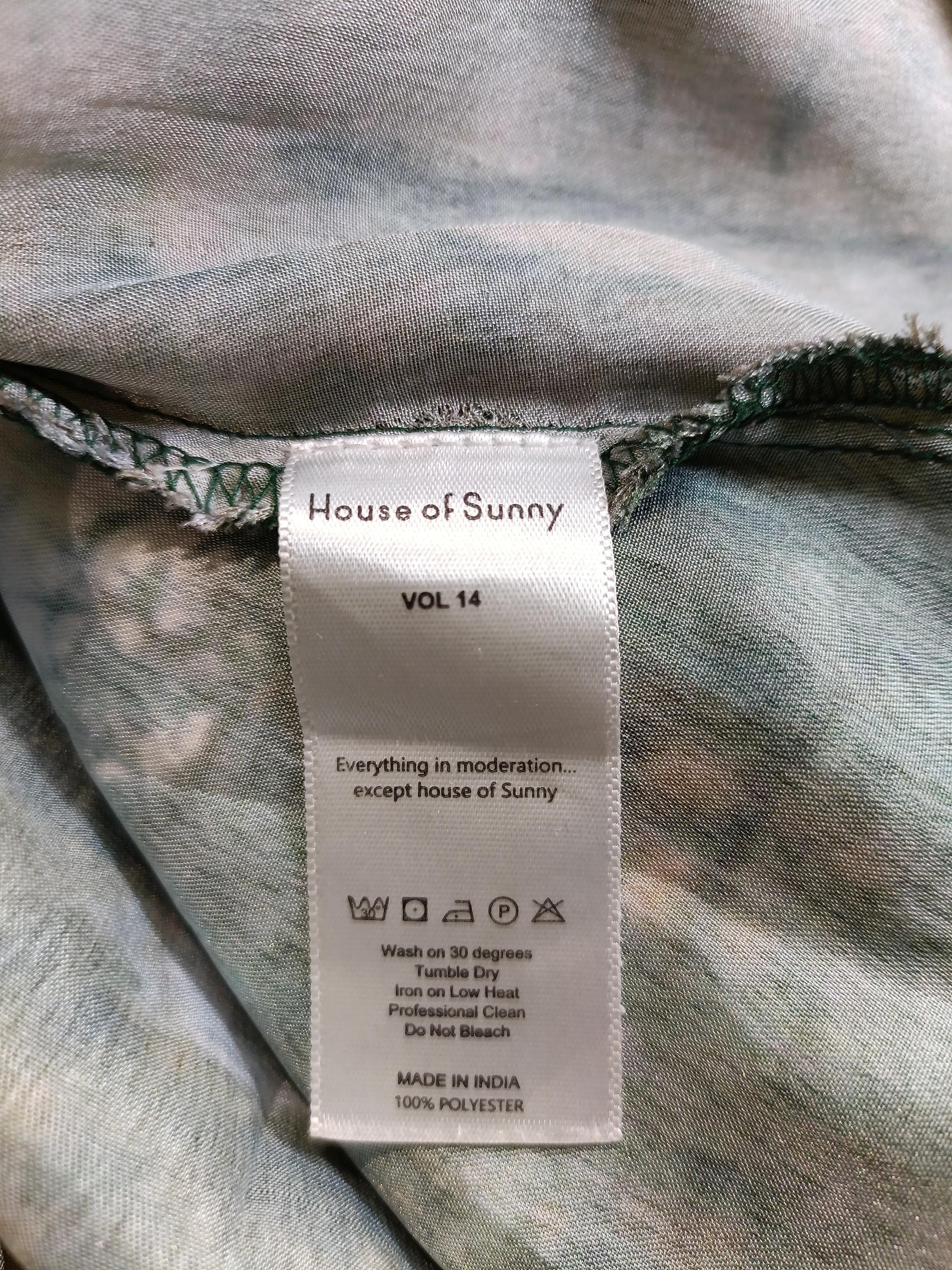 House Of Sunny Women's Trousers UK 12 Multi 100% Polyester Wide-Leg Cropped - Image 7