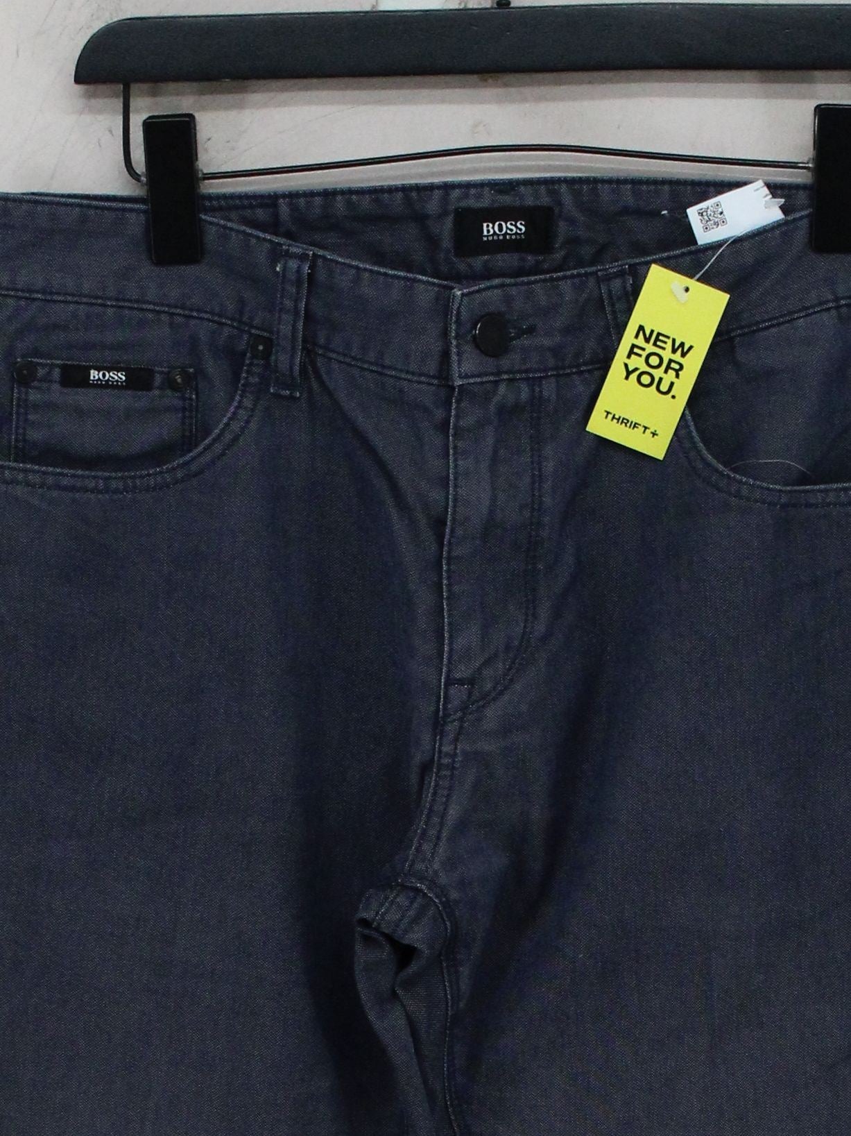 Hugo Boss Men's Jeans W 33 in Blue Cotton with Polyester Straight - Image 3