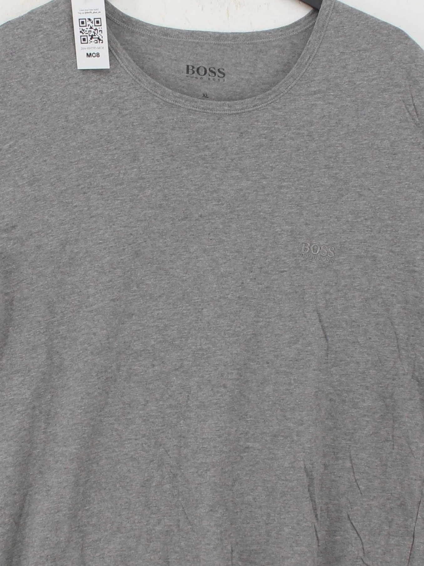 Hugo Boss Men's T-Shirt XL Grey 100% Cotton Basic - Image 3