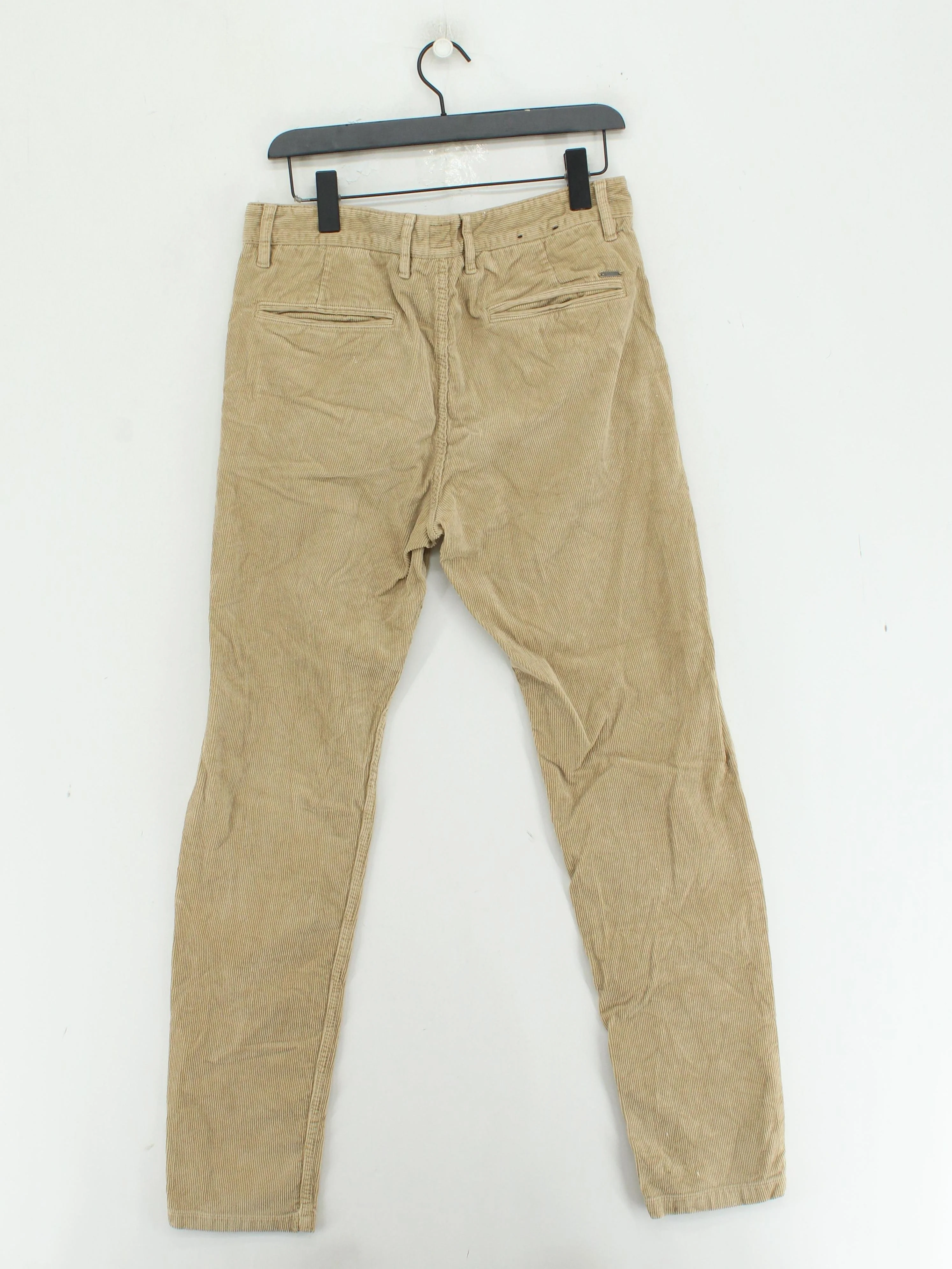 Hugo Boss Men's Trousers W 33 in Tan Cotton with Elastane Tapered Chino - Image 2