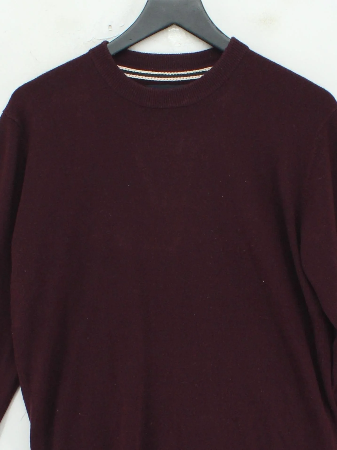 Humble Pioneer Men's Jumper M Red 100% Acrylic Crew Neck Pullover - Image 3
