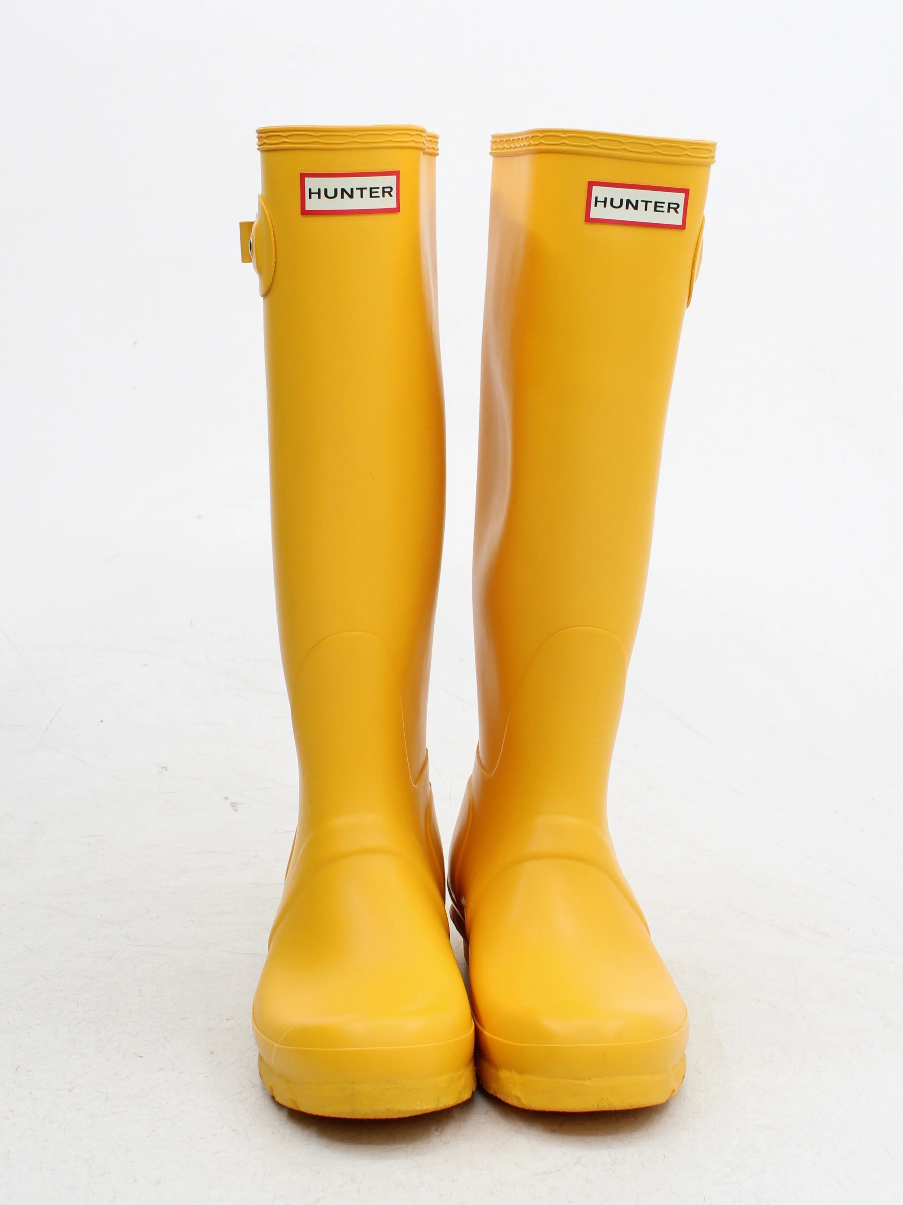 Hunter Women's Boots UK 5 Yellow 100% Other Wellies - Image 2