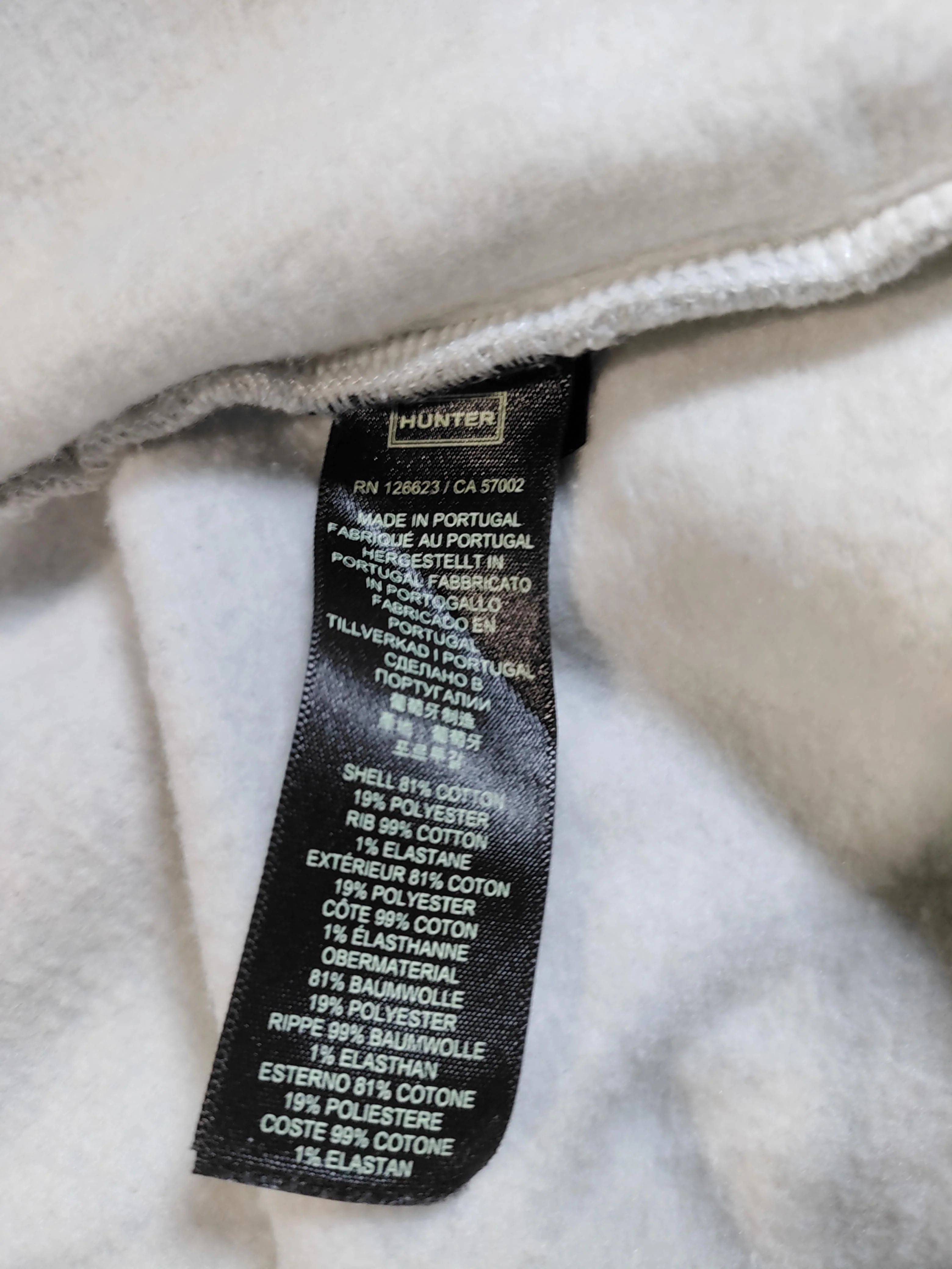 Hunter Women's Hoodie S Grey Graphic Cotton with Polyester, Elastane Pullover - Image 6