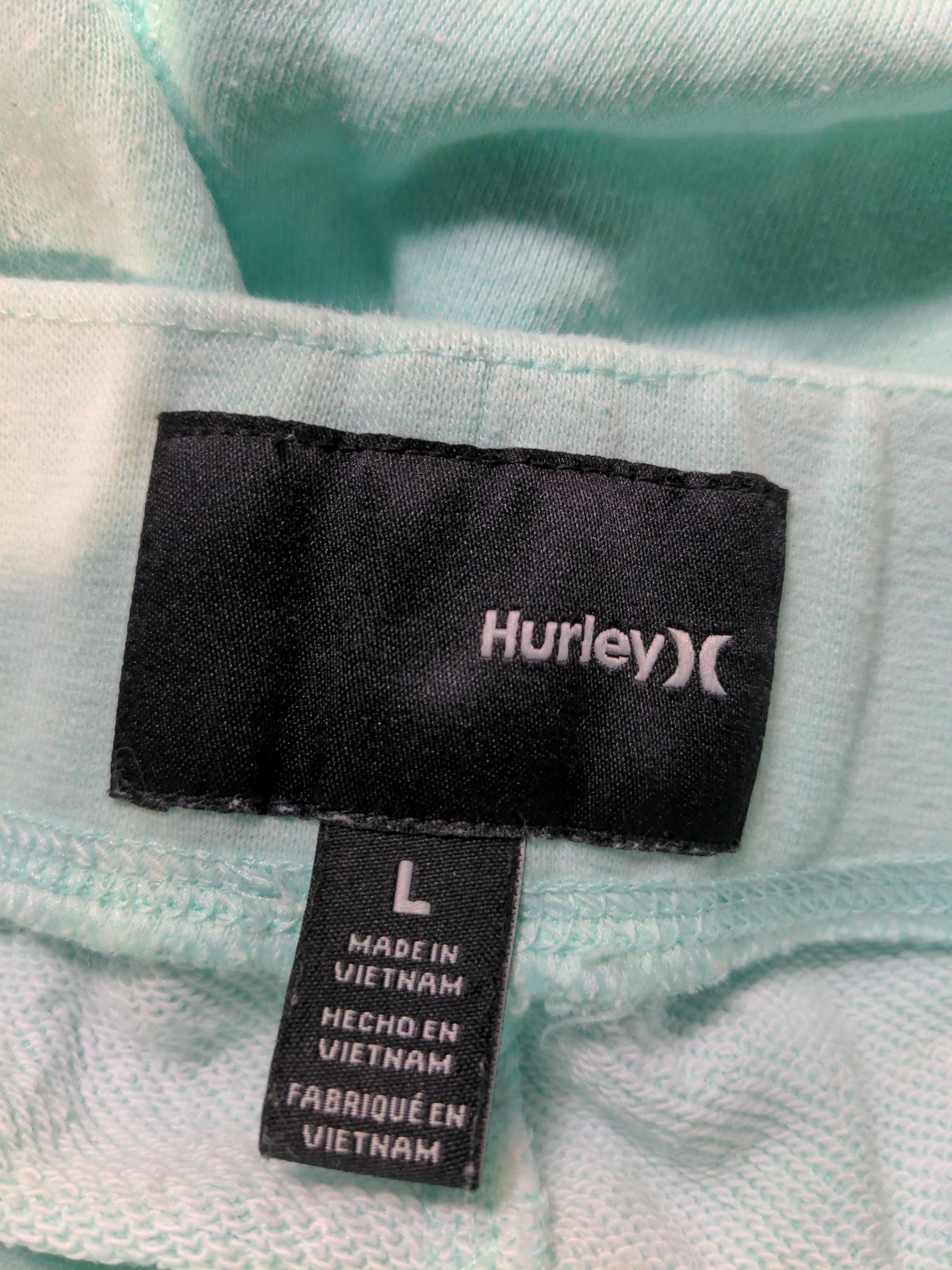Hurley Women's Sports Bottoms L Green 100% Cotton Sweatpants - Image 7
