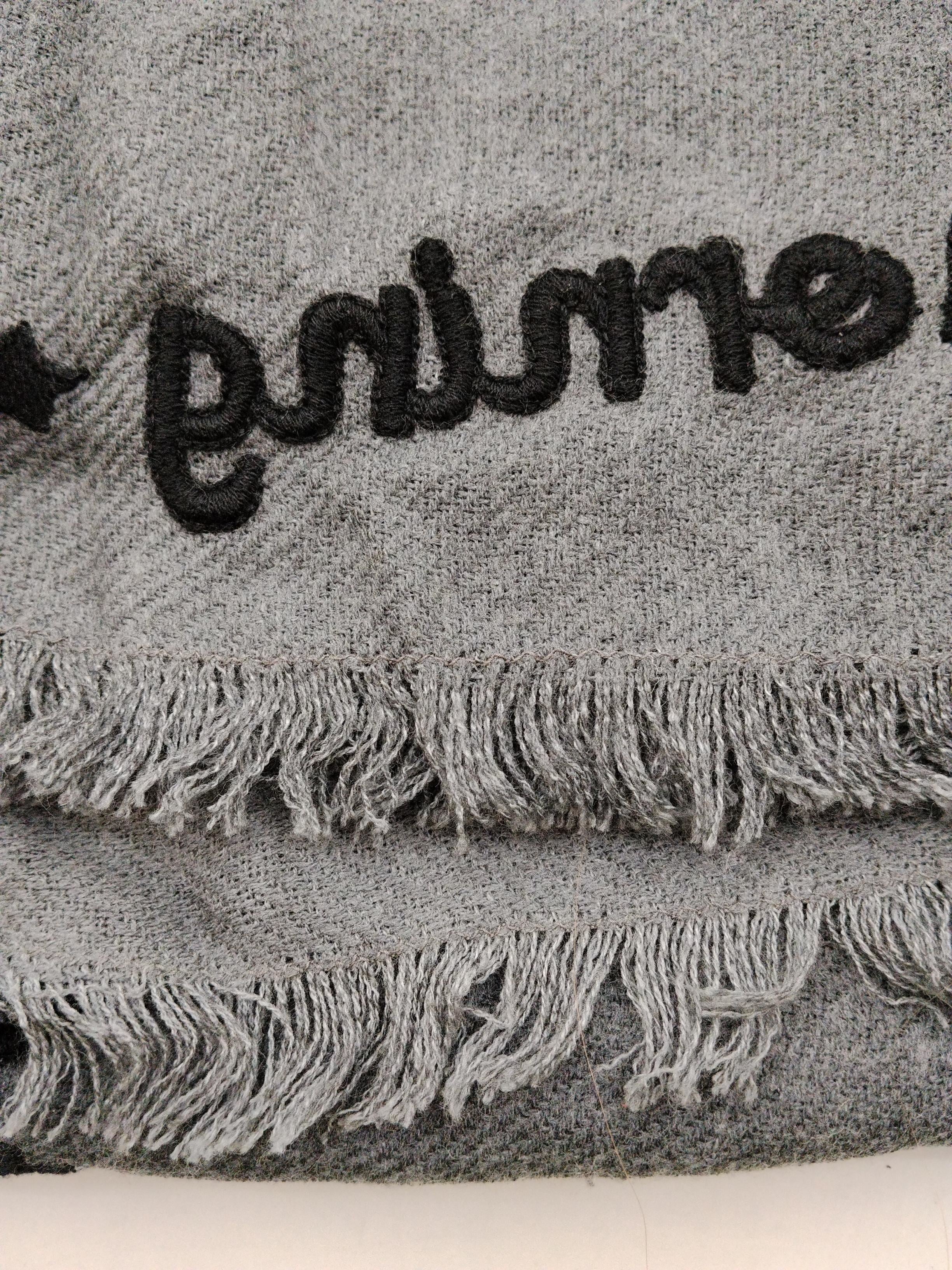 Hush Men's Scarf Grey Graphic 100% Acrylic Scarf - Image 4