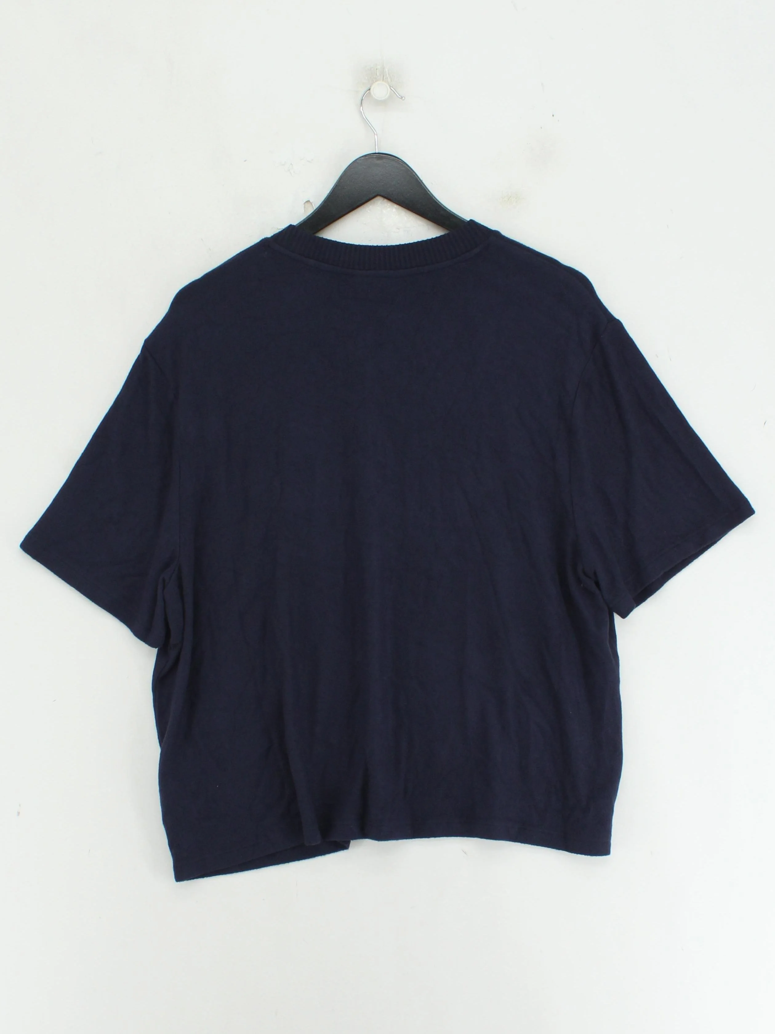 Hush Men's T-Shirt XL Blue Viscose with Polyester, Elastane Basic - Image 2