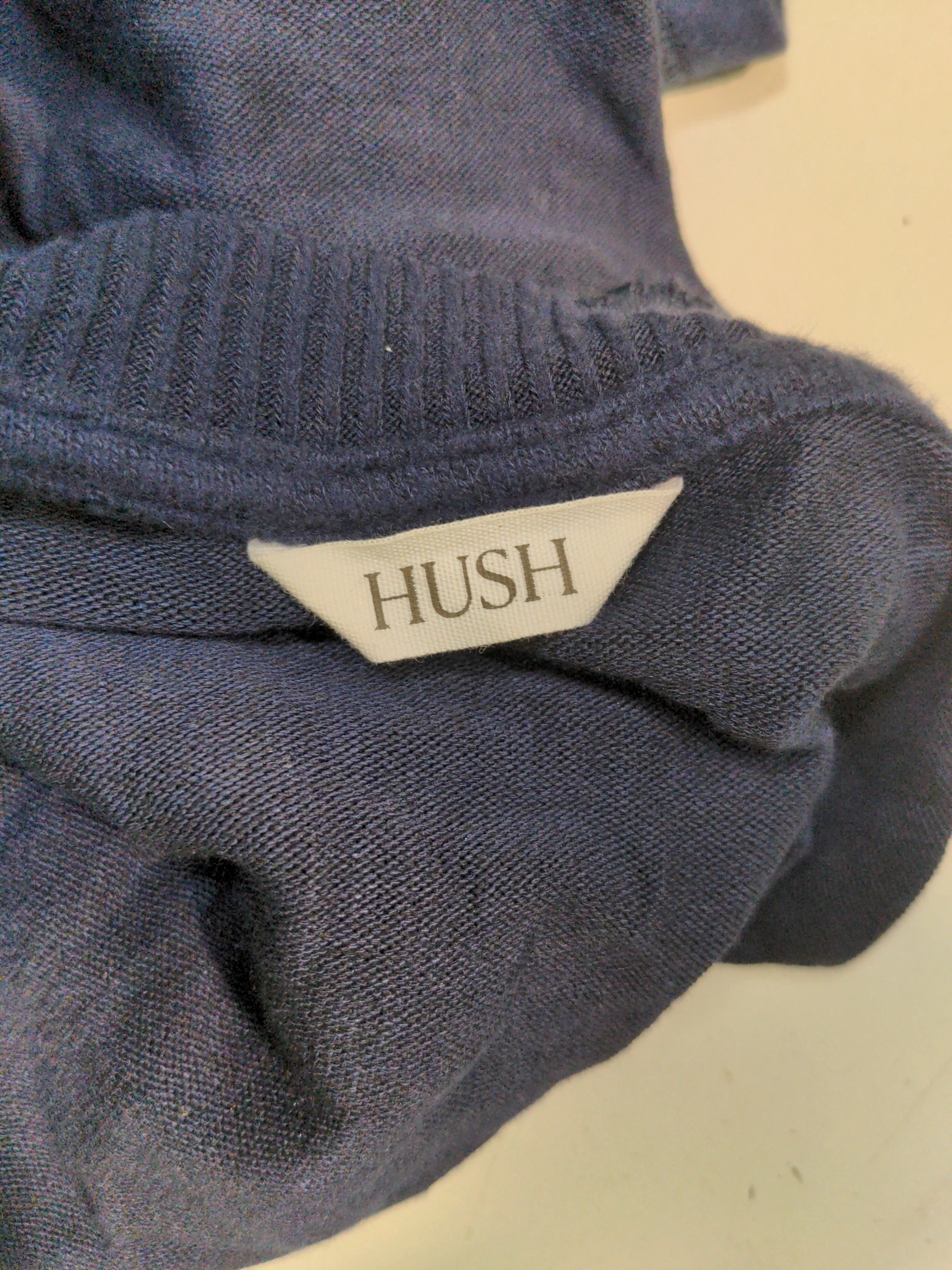 Hush Men's T-Shirt XL Blue Viscose with Polyester, Elastane Basic - Image 5
