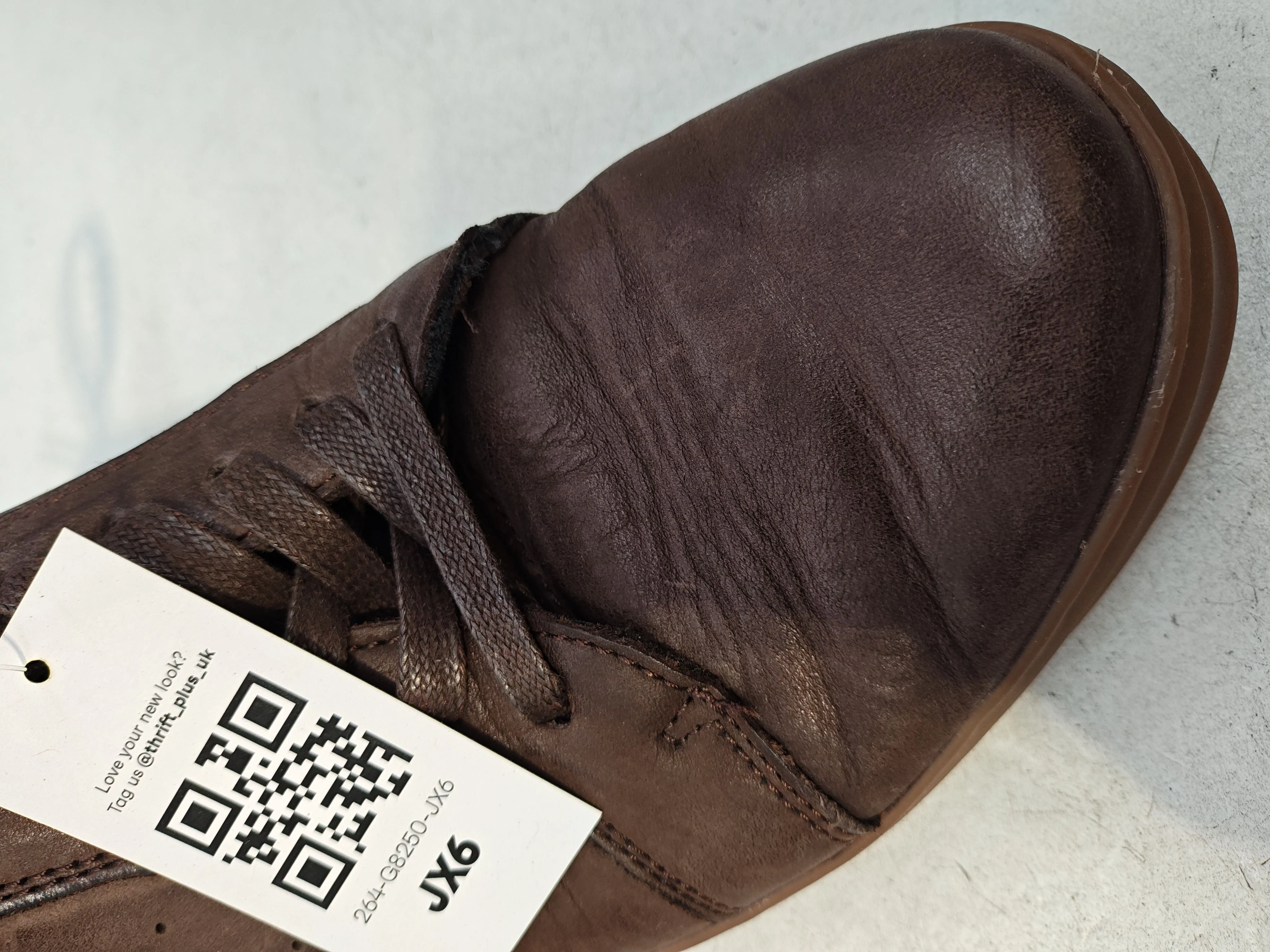 Hush Puppies Men's Shoes UK 8 Brown 100% Leather Sneaker - Image 8
