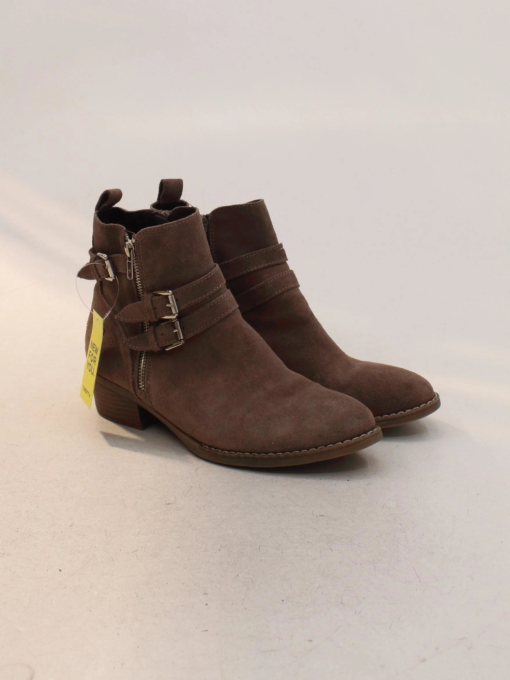 Hush Puppies Women's Boots UK 6.5 Brown 100% Suede Combat - Image 4