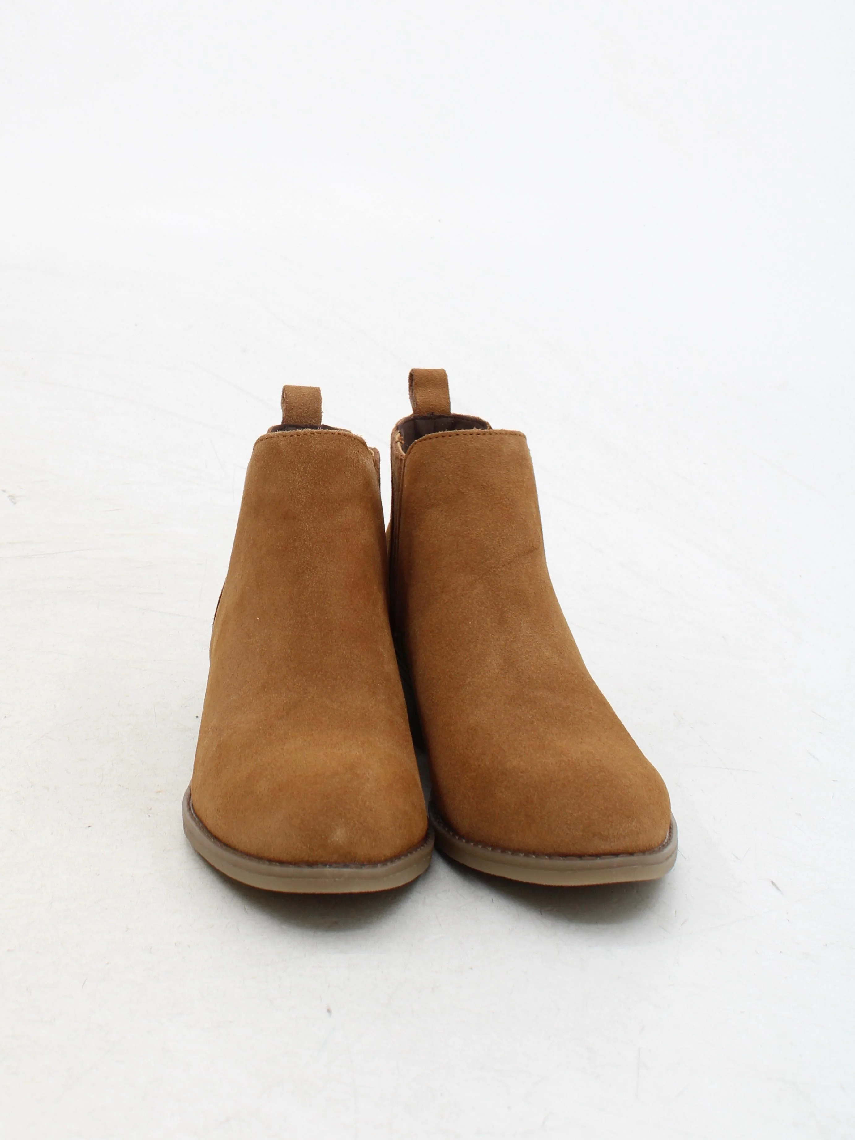 Hush Puppies Women's Boots UK 6 Tan 100% Suede Chelsea - Image 2