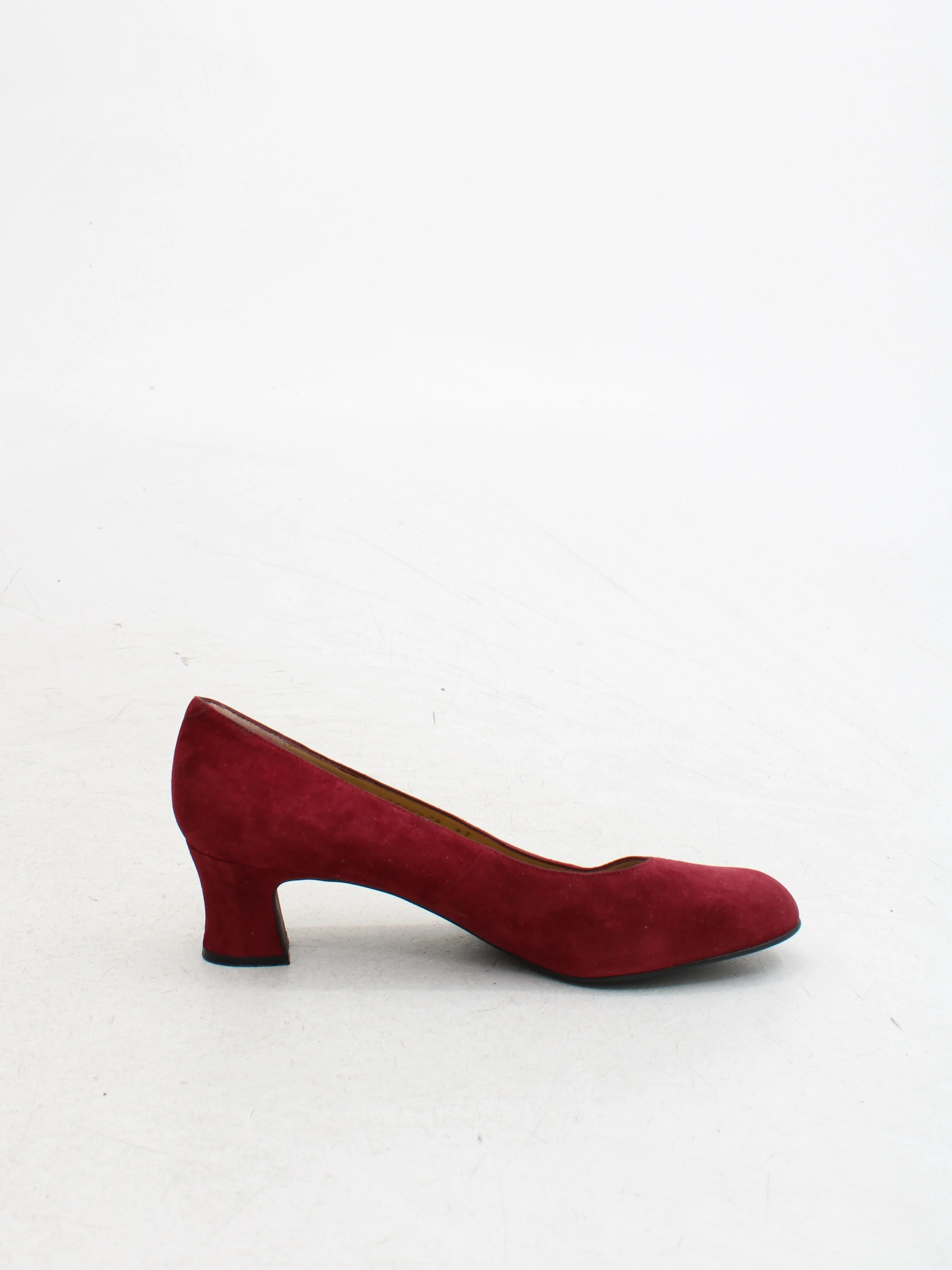 Hush Puppies Women's Heels UK 7.5 Red Suede with Other Court - Image 5