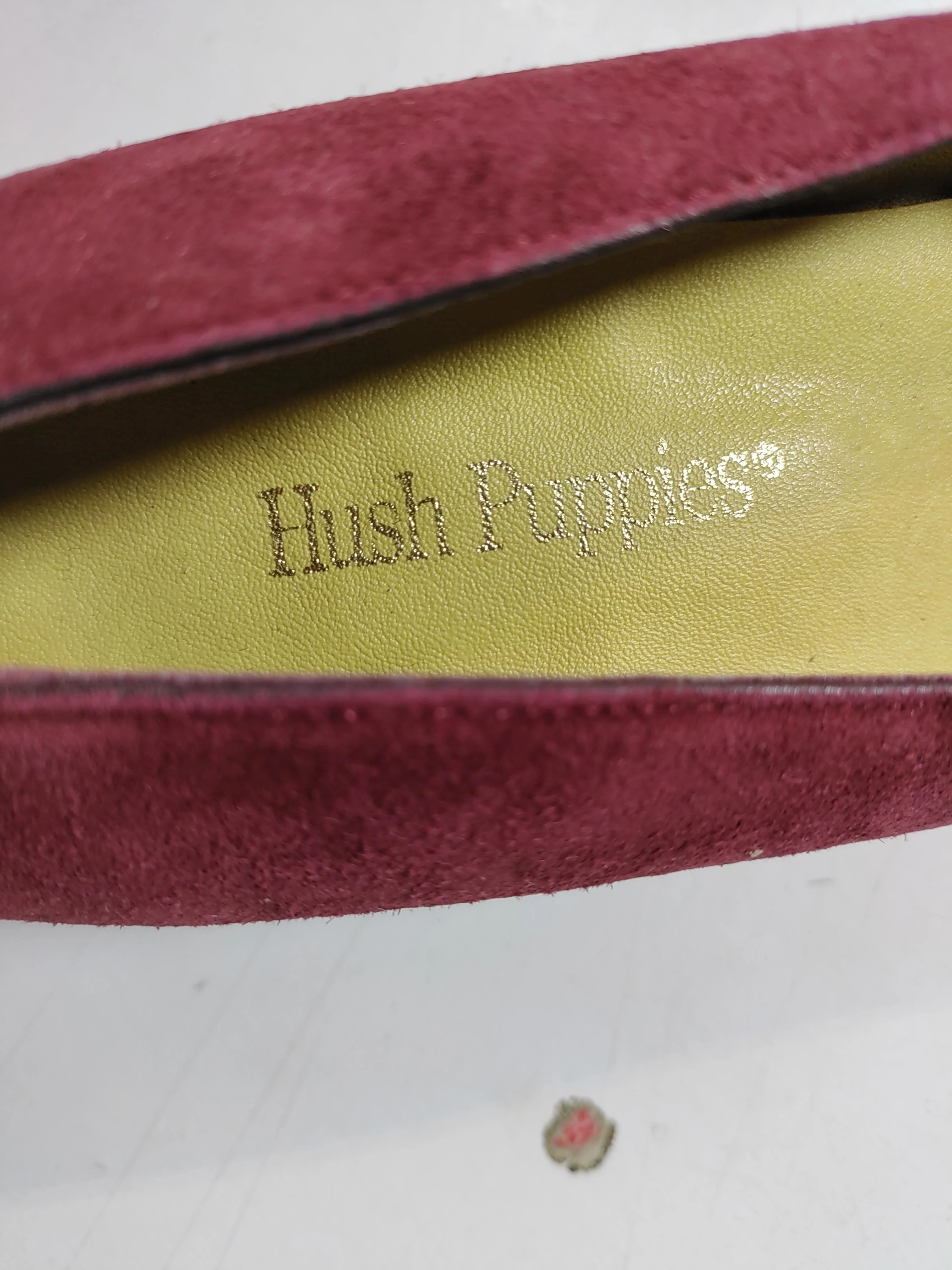 Hush Puppies Women's Heels UK 7.5 Red Suede with Other Court - Image 9