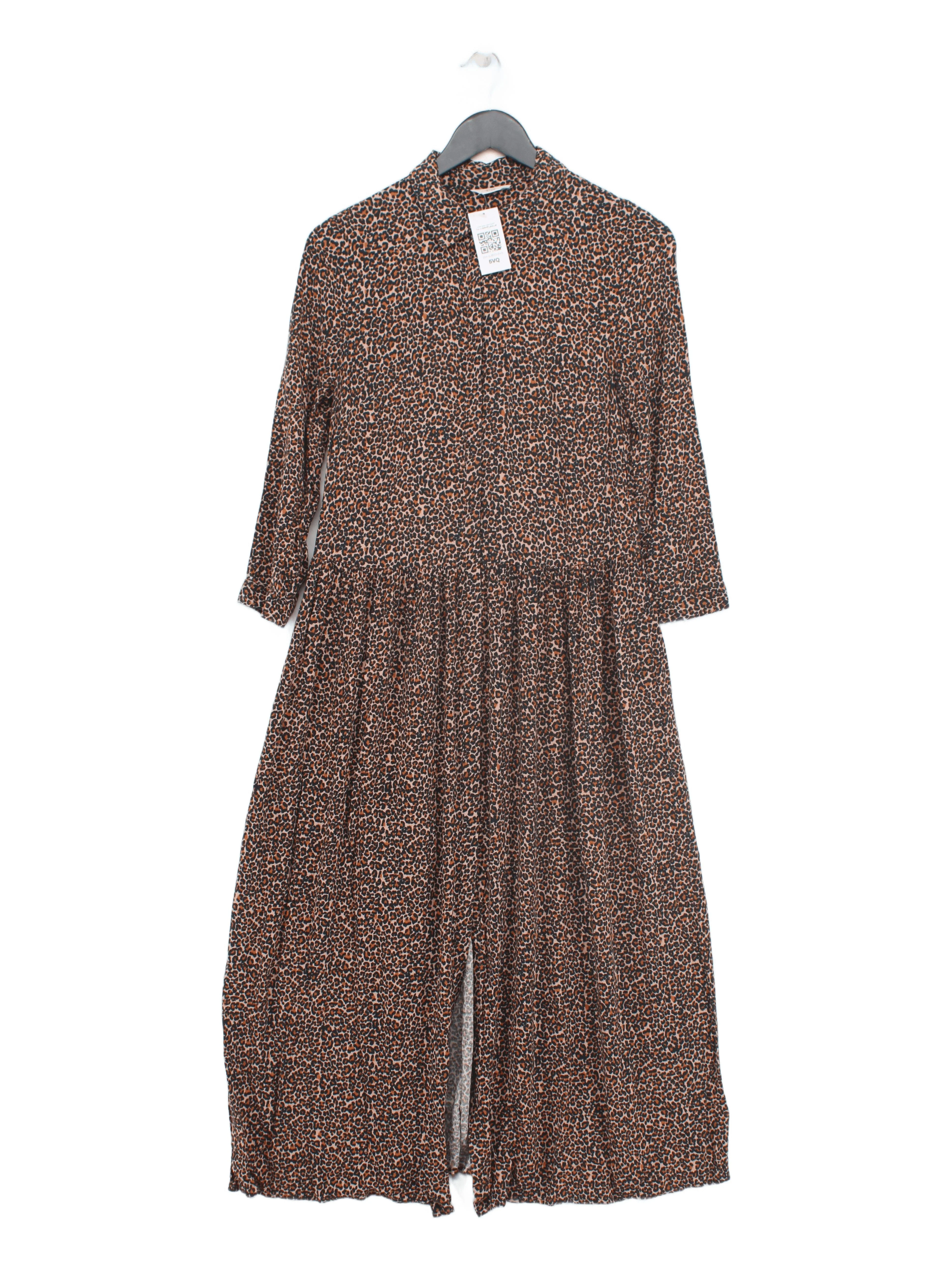 Hush Shirt Maxi Dress UK8 in Brown