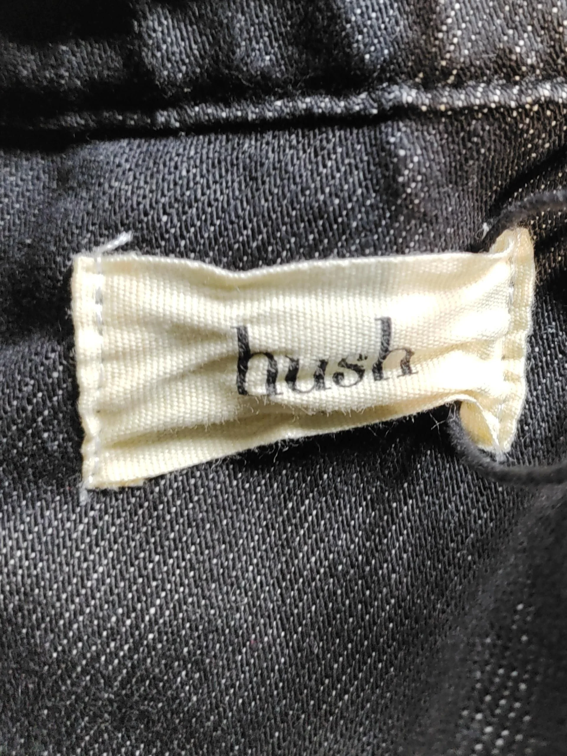 Hush Shirt Mini Dress UK16 in Black - Image 5
