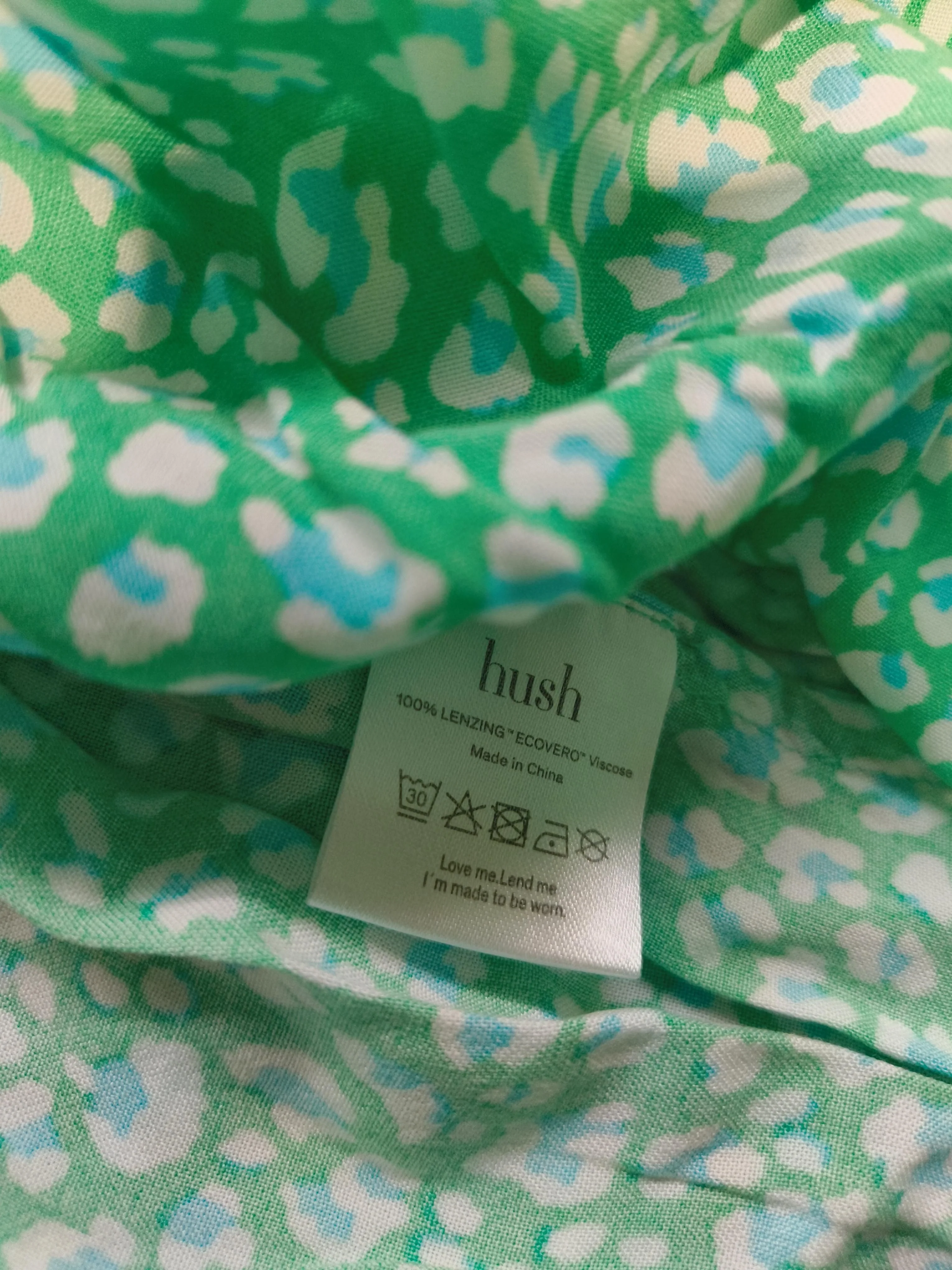 Hush Tank Midi Dress UK12 in Green - Image 6