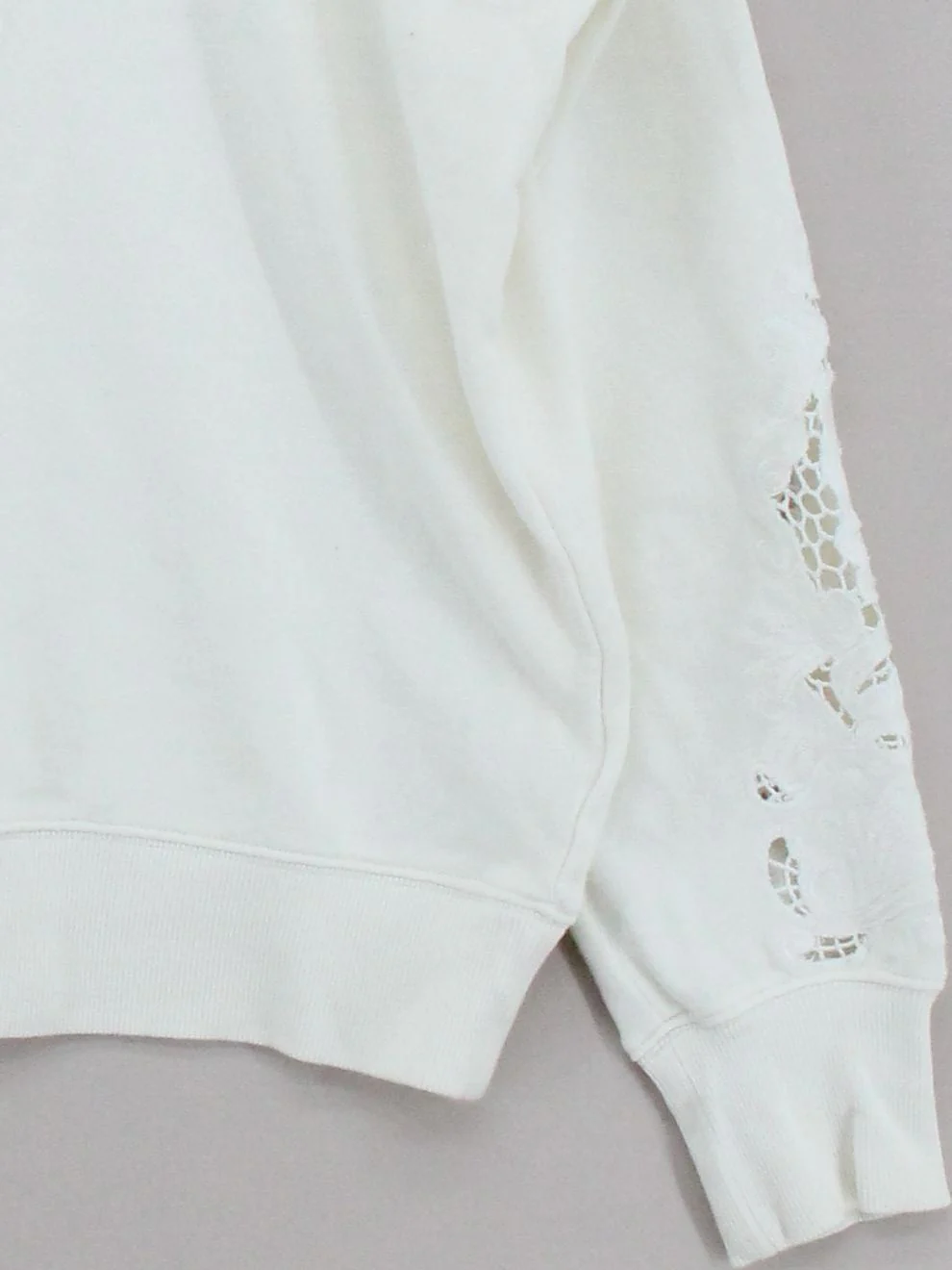 Hush Women's Hoodie M White Cotton with Elastane Pullover - Image 4