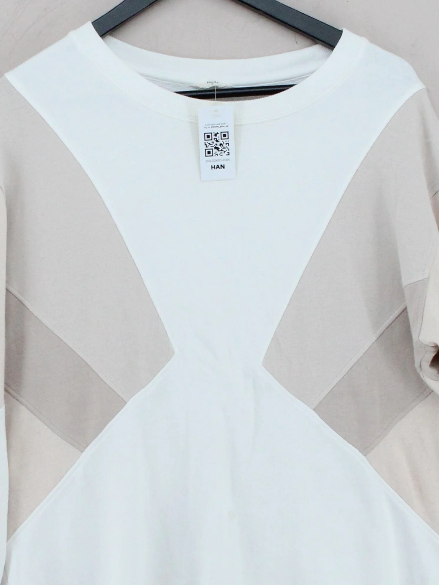 Hush Women's Hoodie S Multi Geometric 100% Cotton Pullover - Image 3