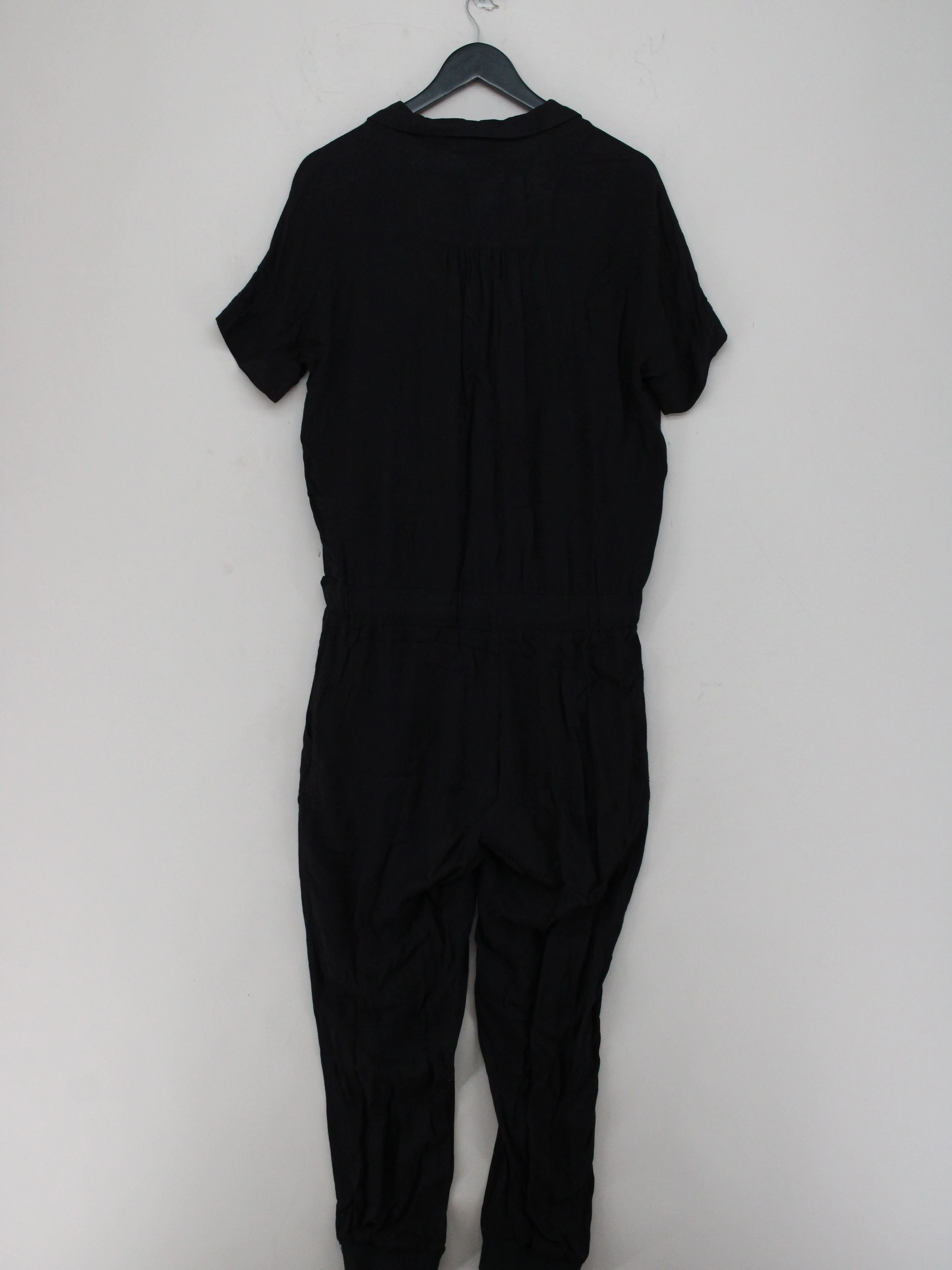 Hush Women's Jumpsuit UK 12 Black 100% Rayon Tapered Jumpsuit - Image 2