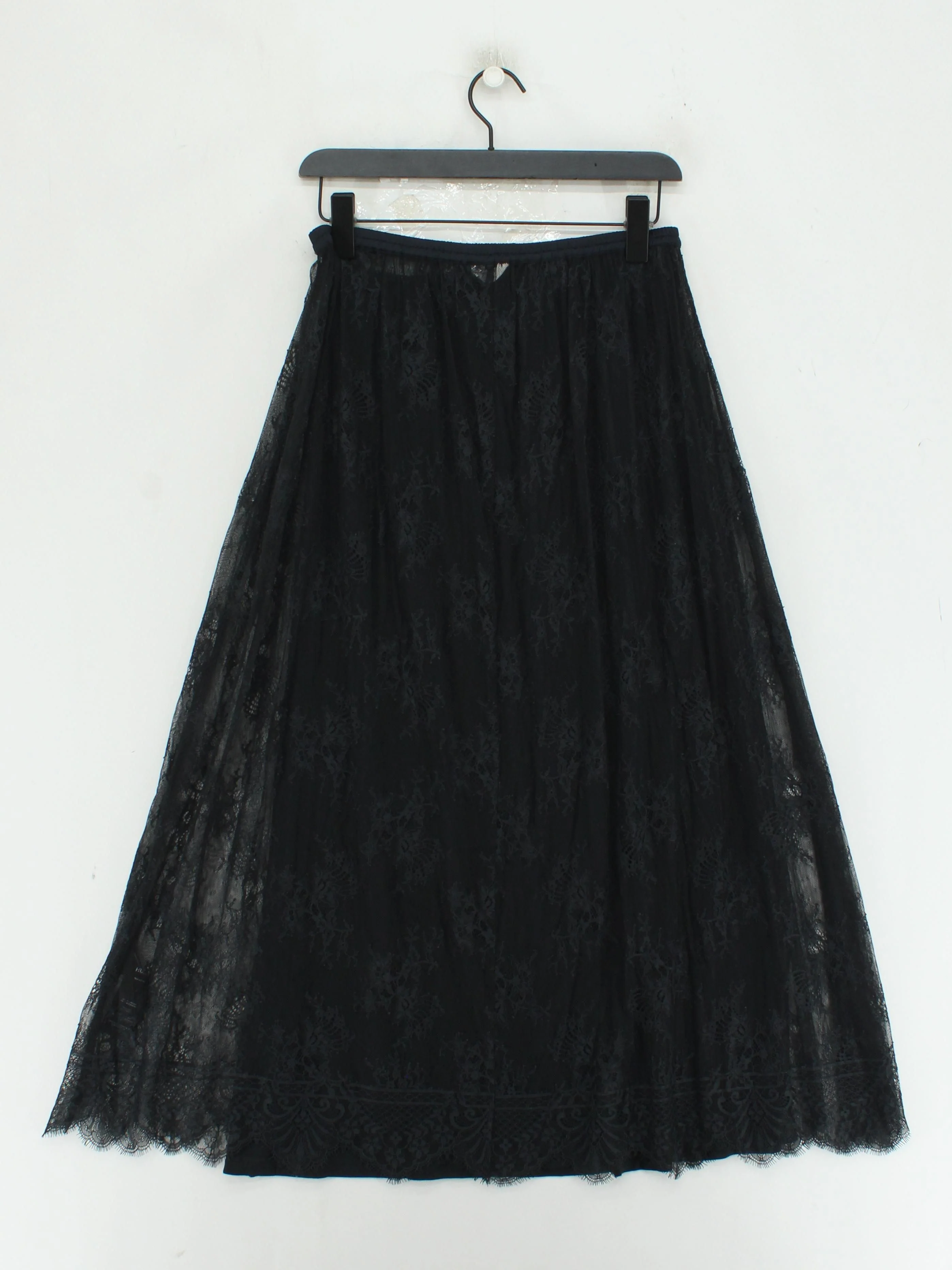 Hush Women's Maxi Skirt UK 10 Black Polyamide with Viscose, Elastane Long Maxi - Image 2