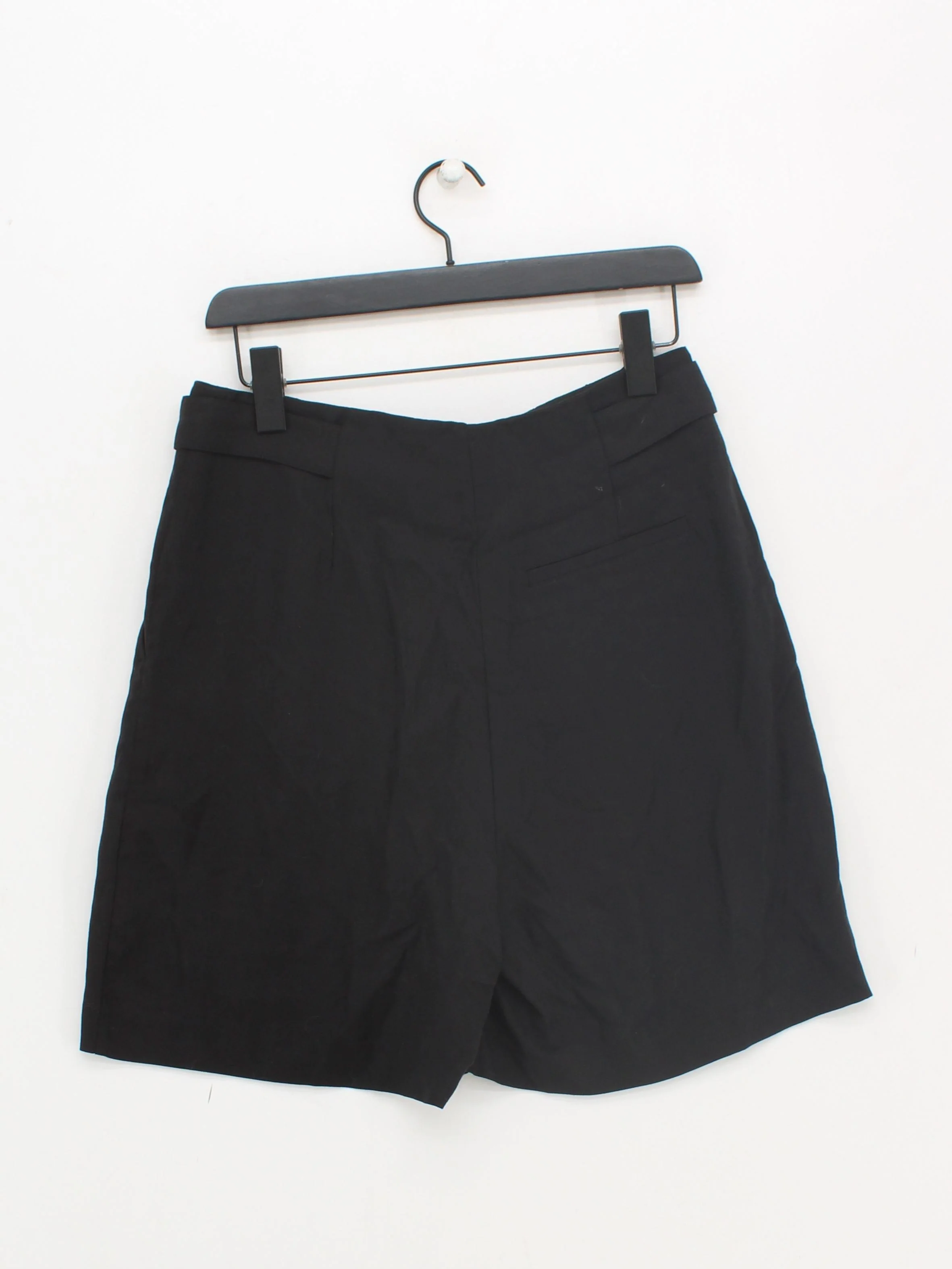 Hush Women's Shorts UK 10 Black Lyocell Modal with Linen Paperbag - Image 2