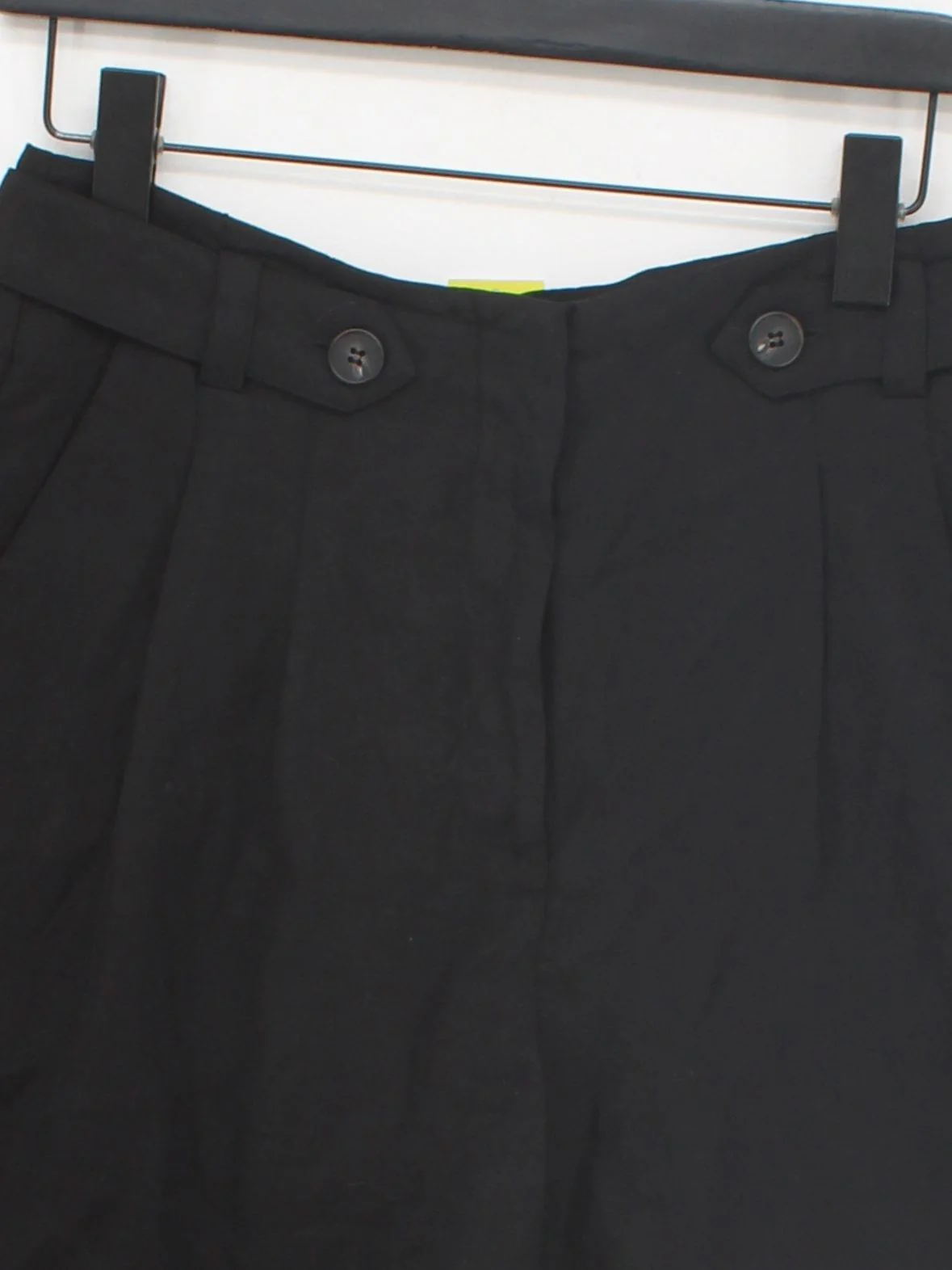 Hush Women's Shorts UK 10 Black Lyocell Modal with Linen Paperbag - Image 3