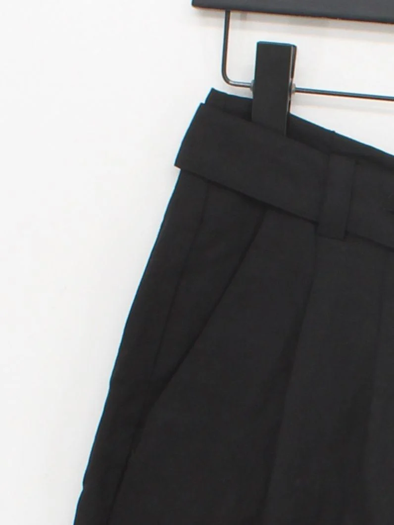 Hush Women's Shorts UK 10 Black Lyocell Modal with Linen Paperbag - Image 4