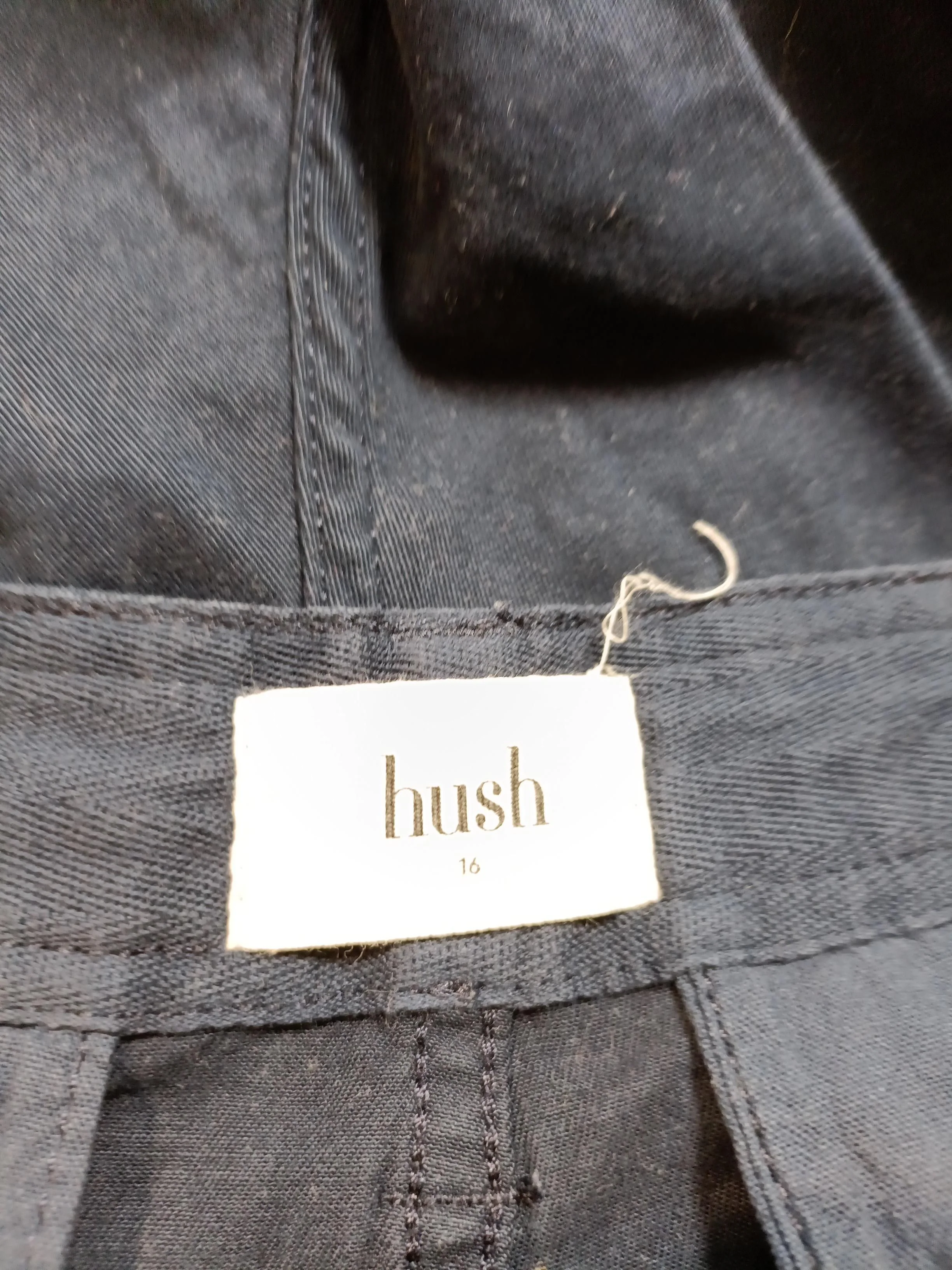 Hush Women's Shorts UK 16 Blue Cotton with Elastane Mom - Image 5