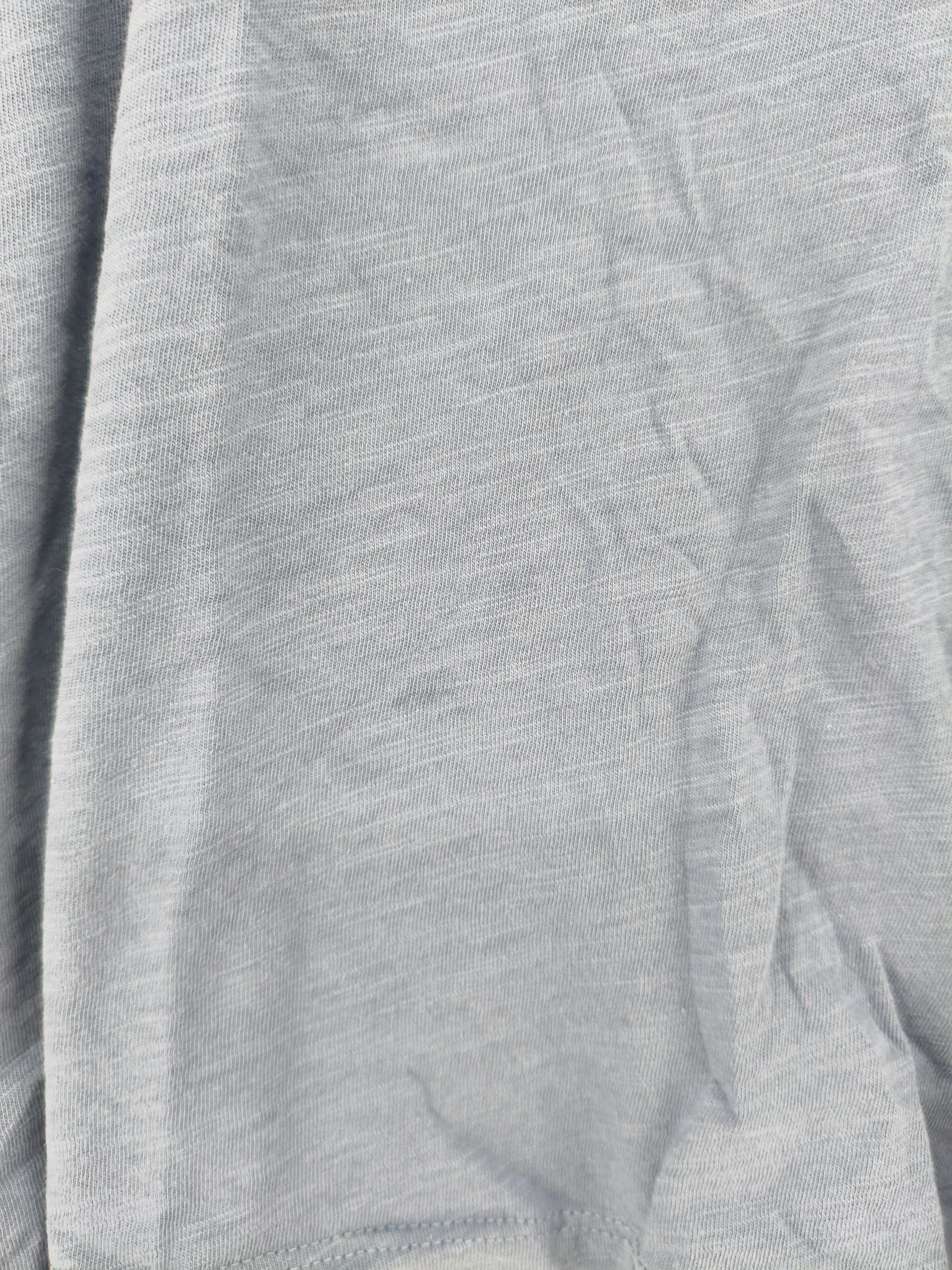 Hush Women's T-Shirt M Blue 100% Cotton Short Sleeve V-Neck Basic - Image 5