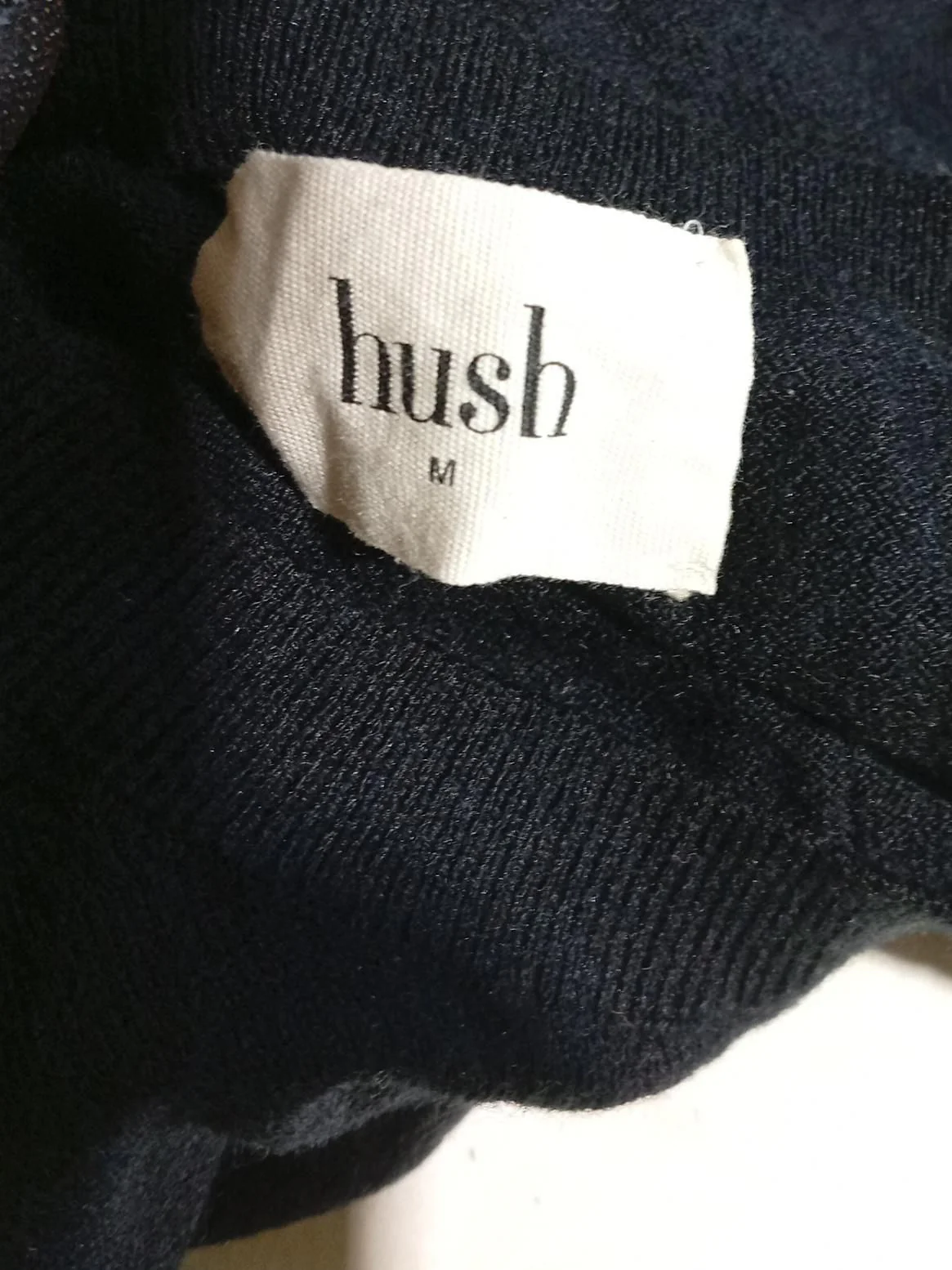 Hush Women's Top M Black Wool with Viscose, Polyamide Basic - Image 6