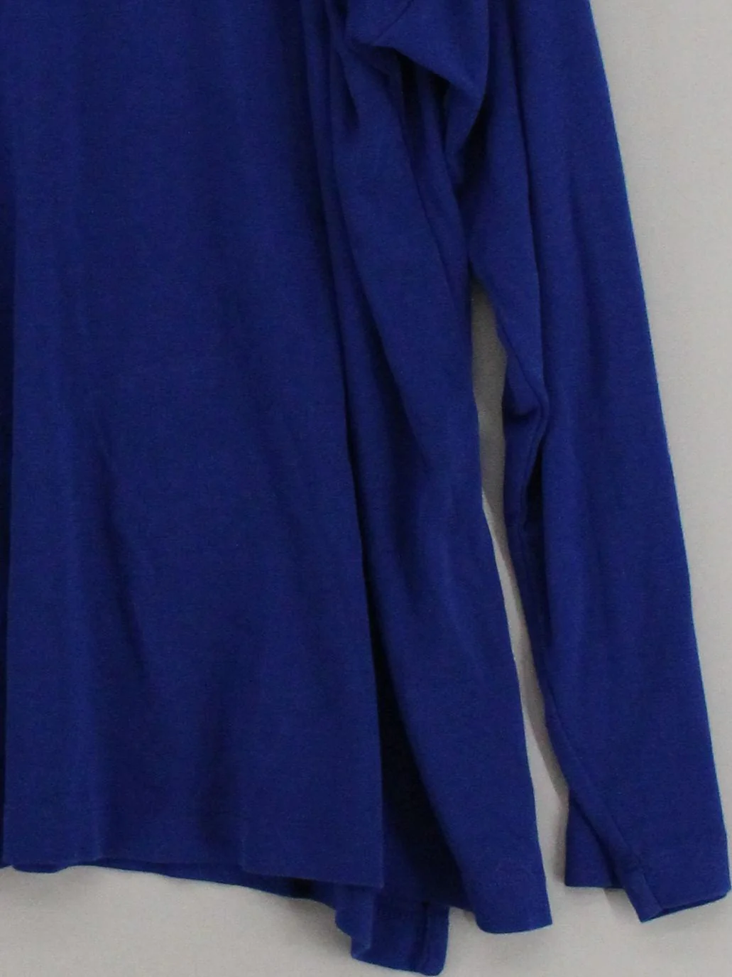 Hush Women's Top M Blue 100% Cotton Long Sleeve Round Neck Basic - Image 4