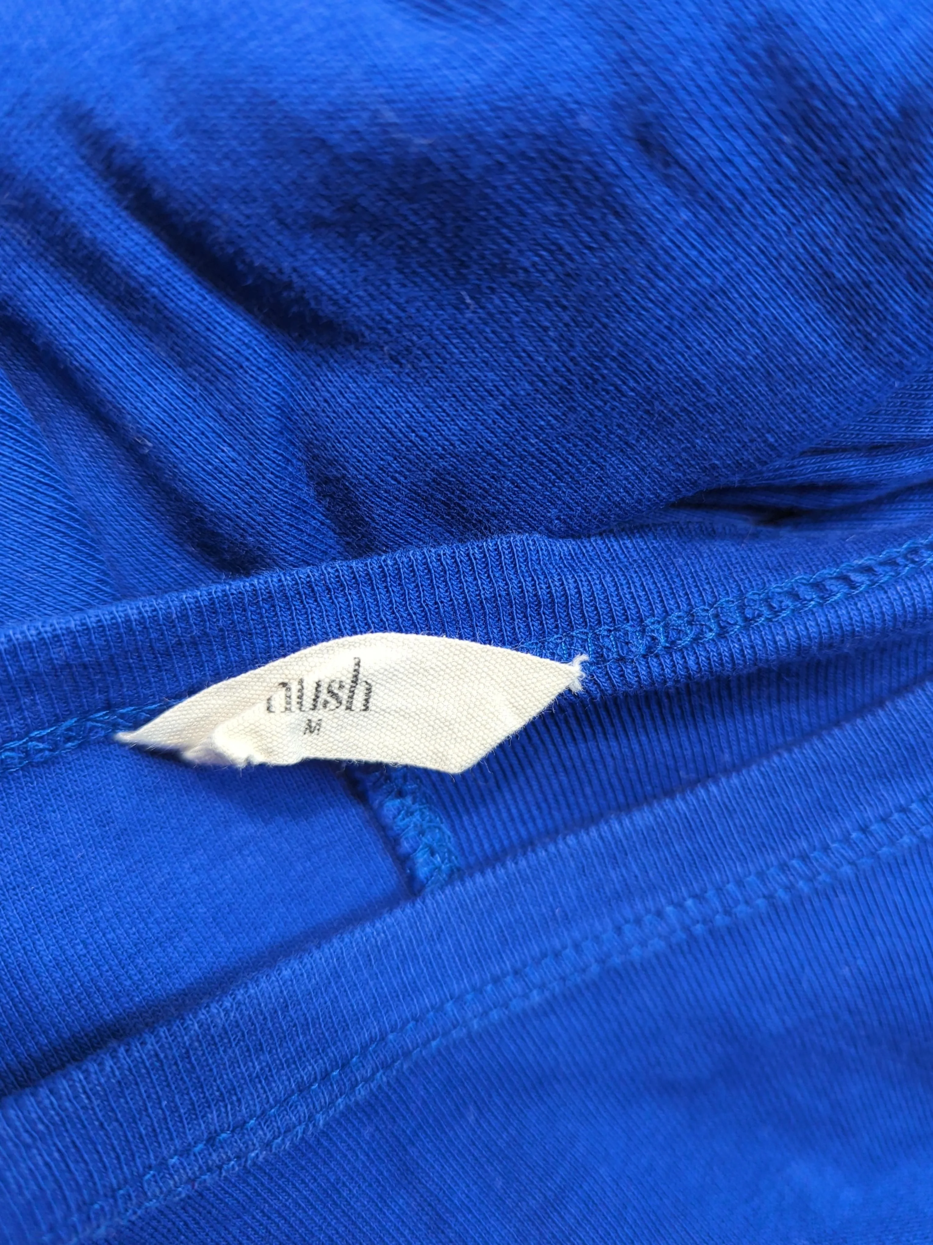 Hush Women's Top M Blue 100% Cotton Long Sleeve Round Neck Basic - Image 5