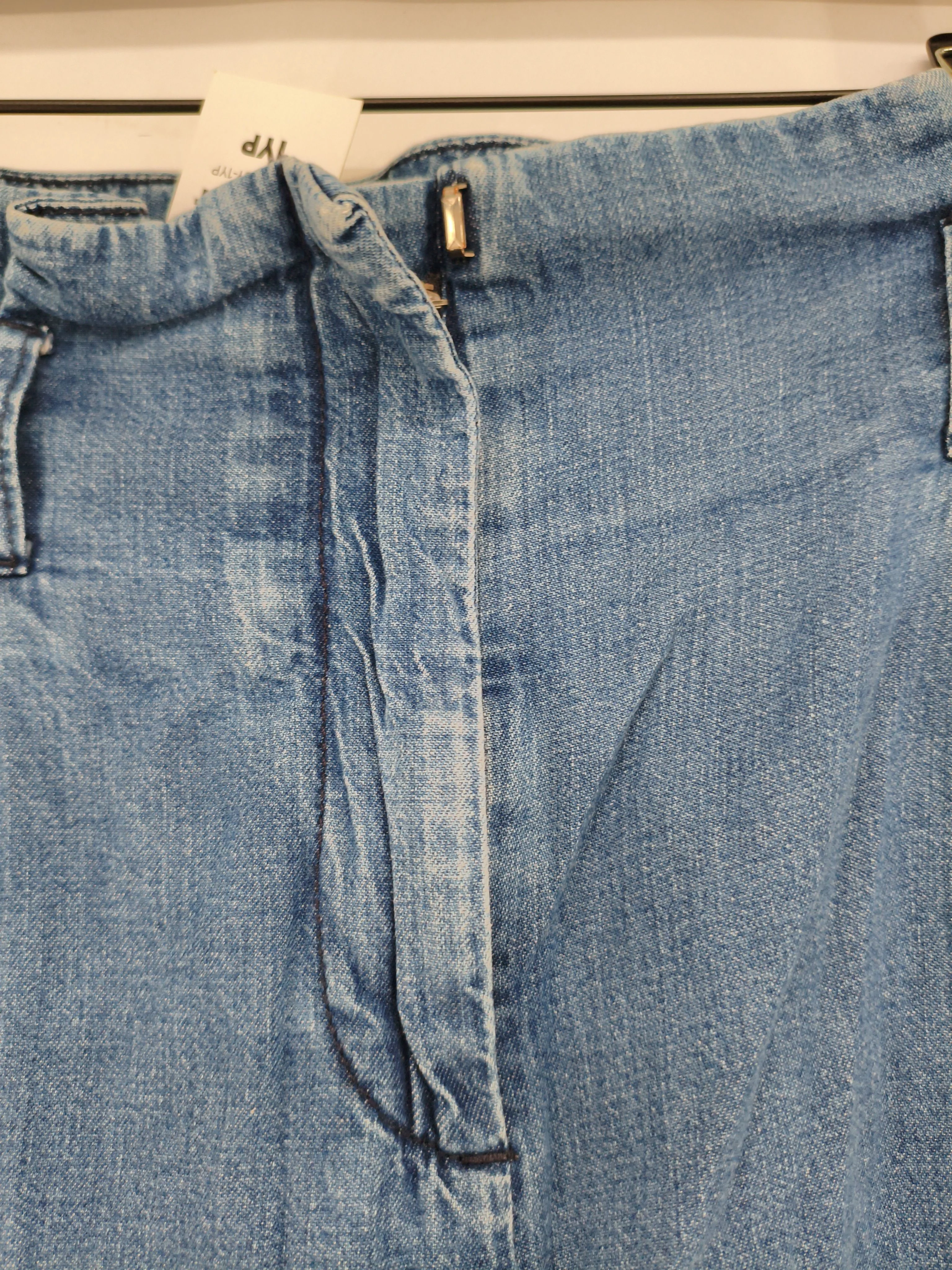 Hush Women's Trousers UK 10 Blue 100% Cotton Tapered Chino - Image 5