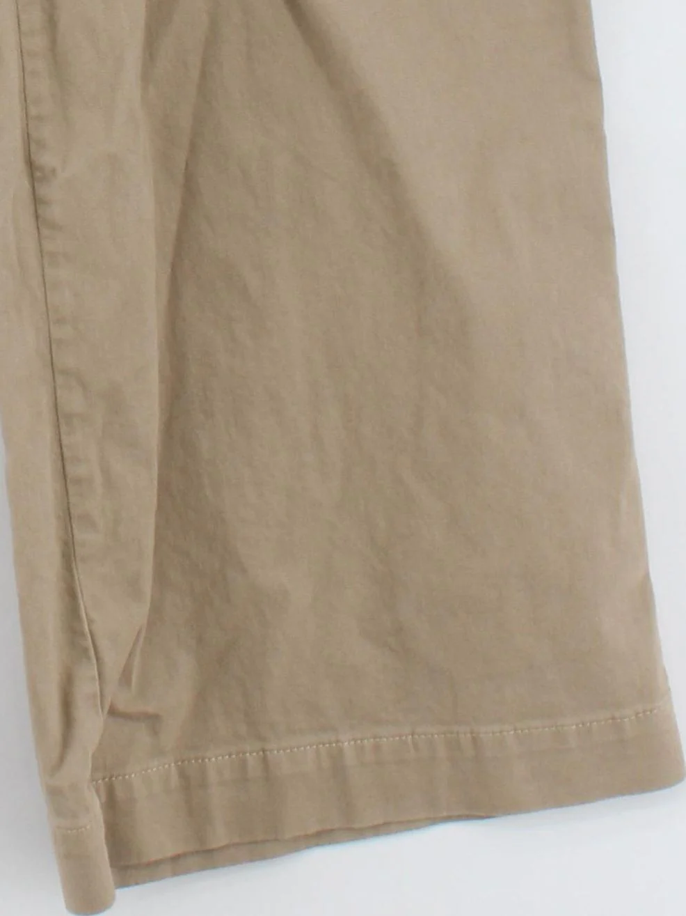 Hush Women's Trousers UK 10 Tan Cotton with Elastane Wide-Leg Chino - Image 4