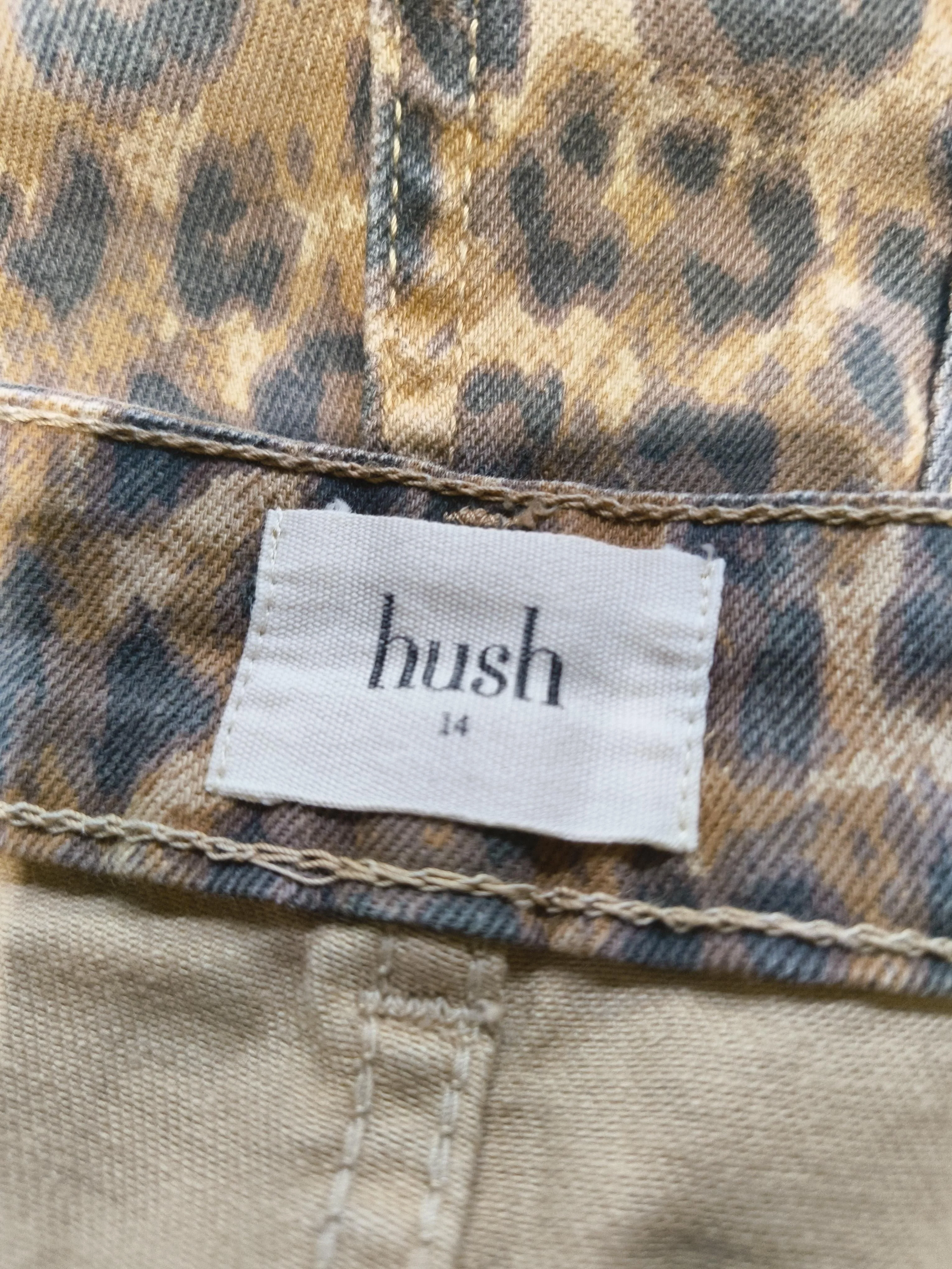 Hush Women's Trousers UK 14 Brown Cotton with Elastane Chino - Image 5