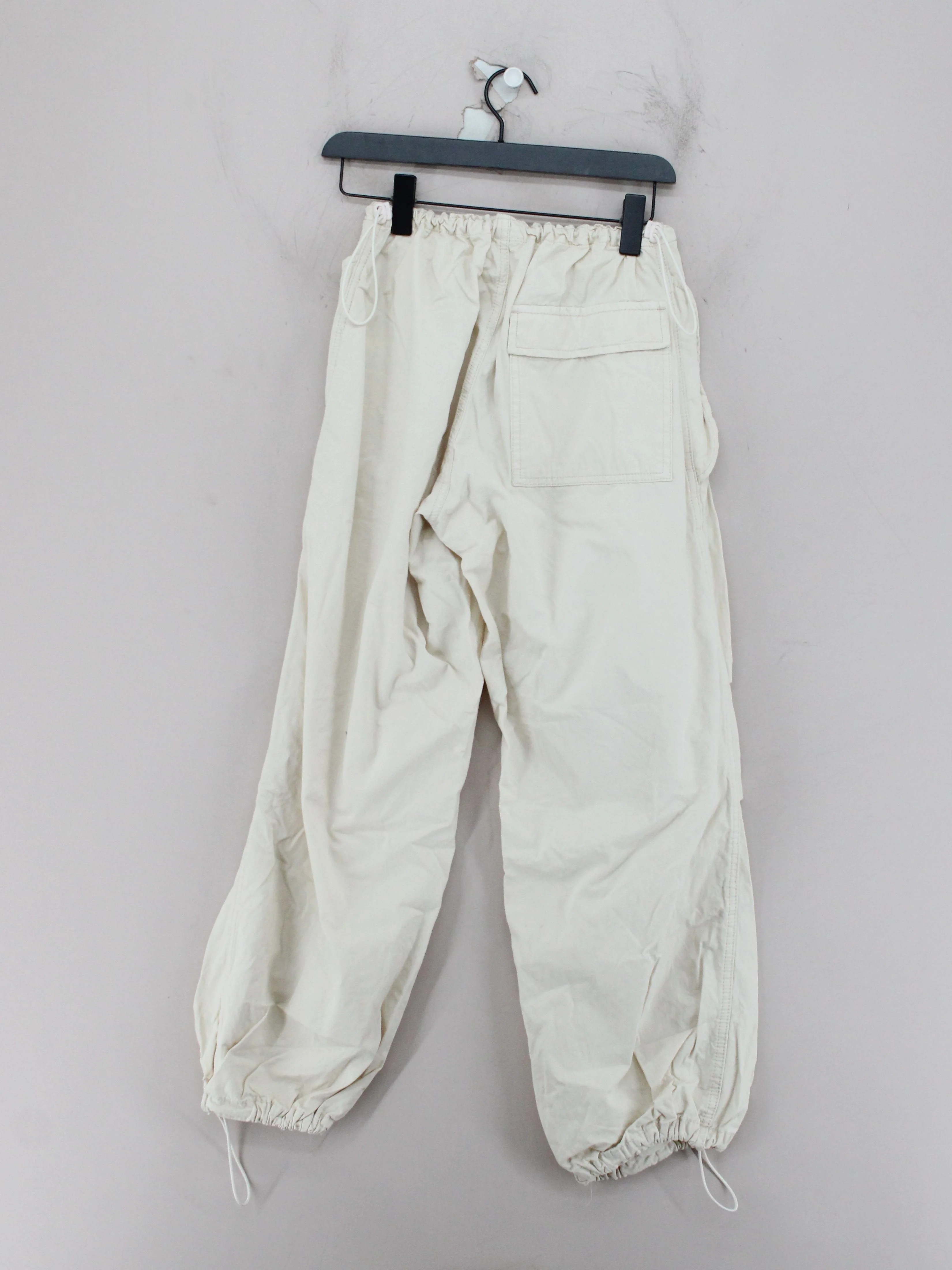 Iets Frans Women's Sports Bottoms S Cream 100% Cotton Tapered Sweatpants - Image 2