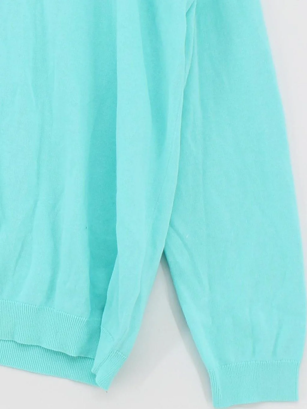 Ines De La Fressange X Uniqlo Women's Cardigan XL Blue 100% Cotton Cardigan - Image 4