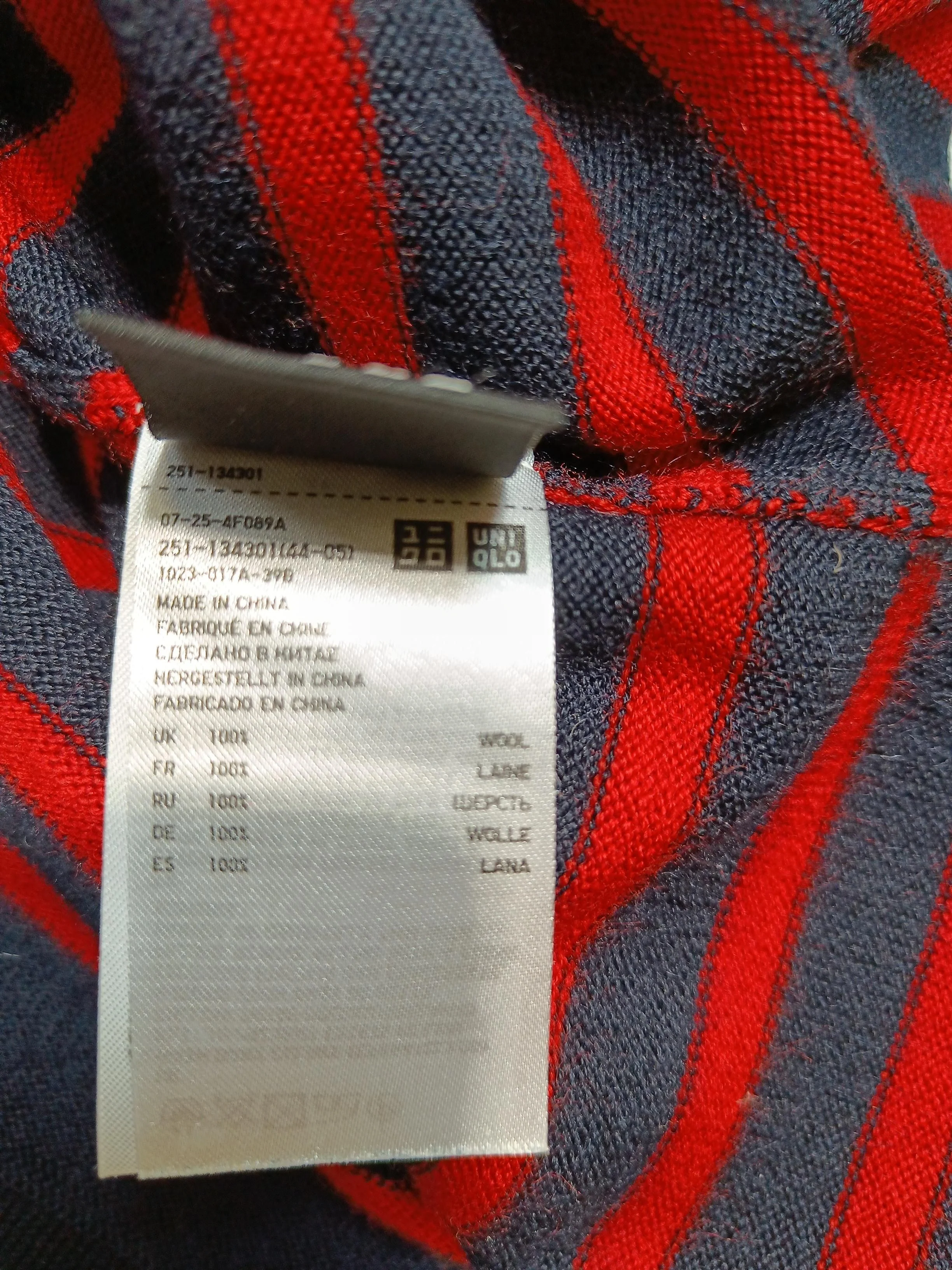 Ines De La Fressange X Uniqlo Women's T-Shirt XS Blue 100% Wool Basic - Image 6