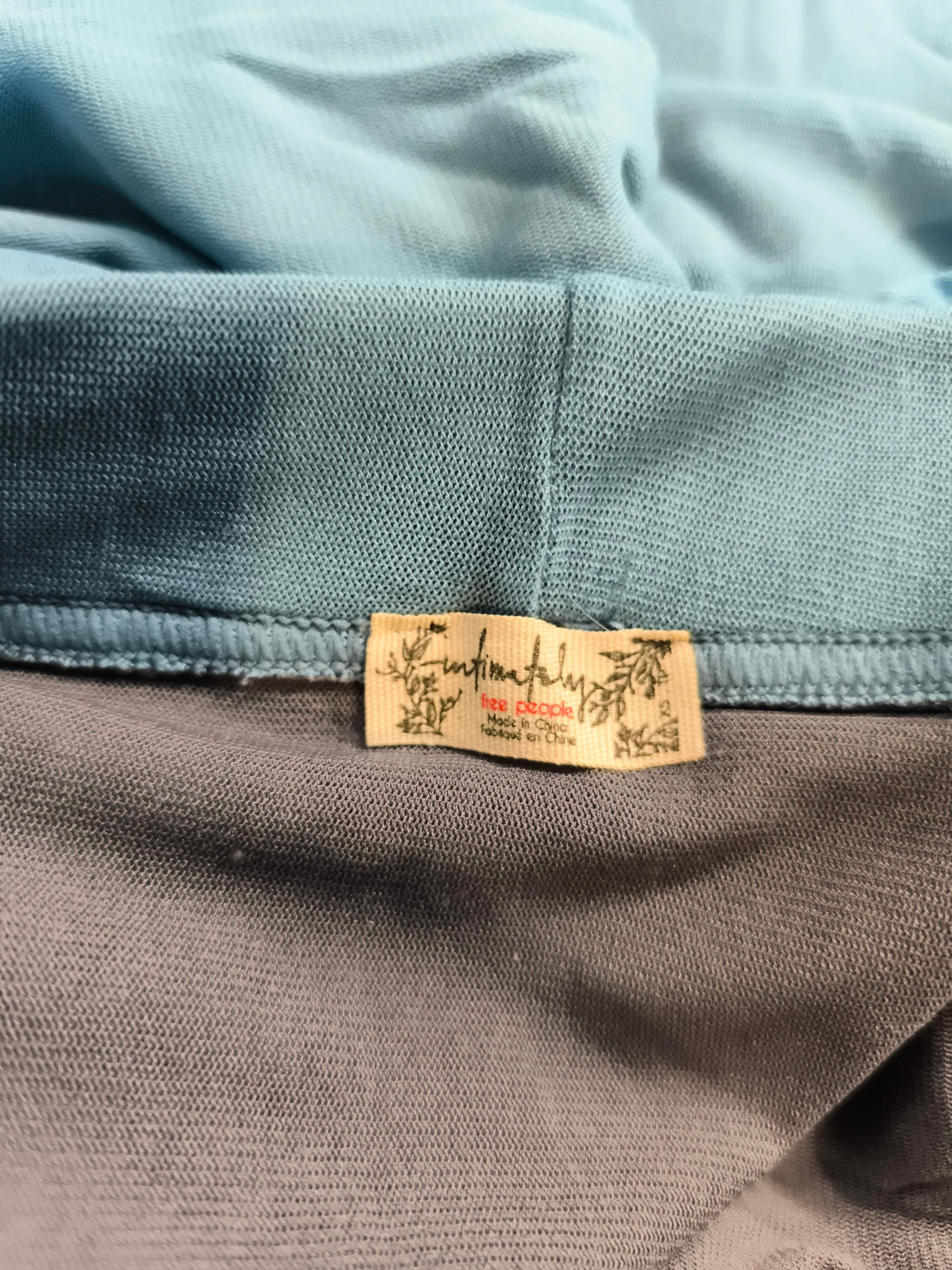 Intimately At Free People Women's Midi Skirt XS Blue 100% Nylon - Image 5