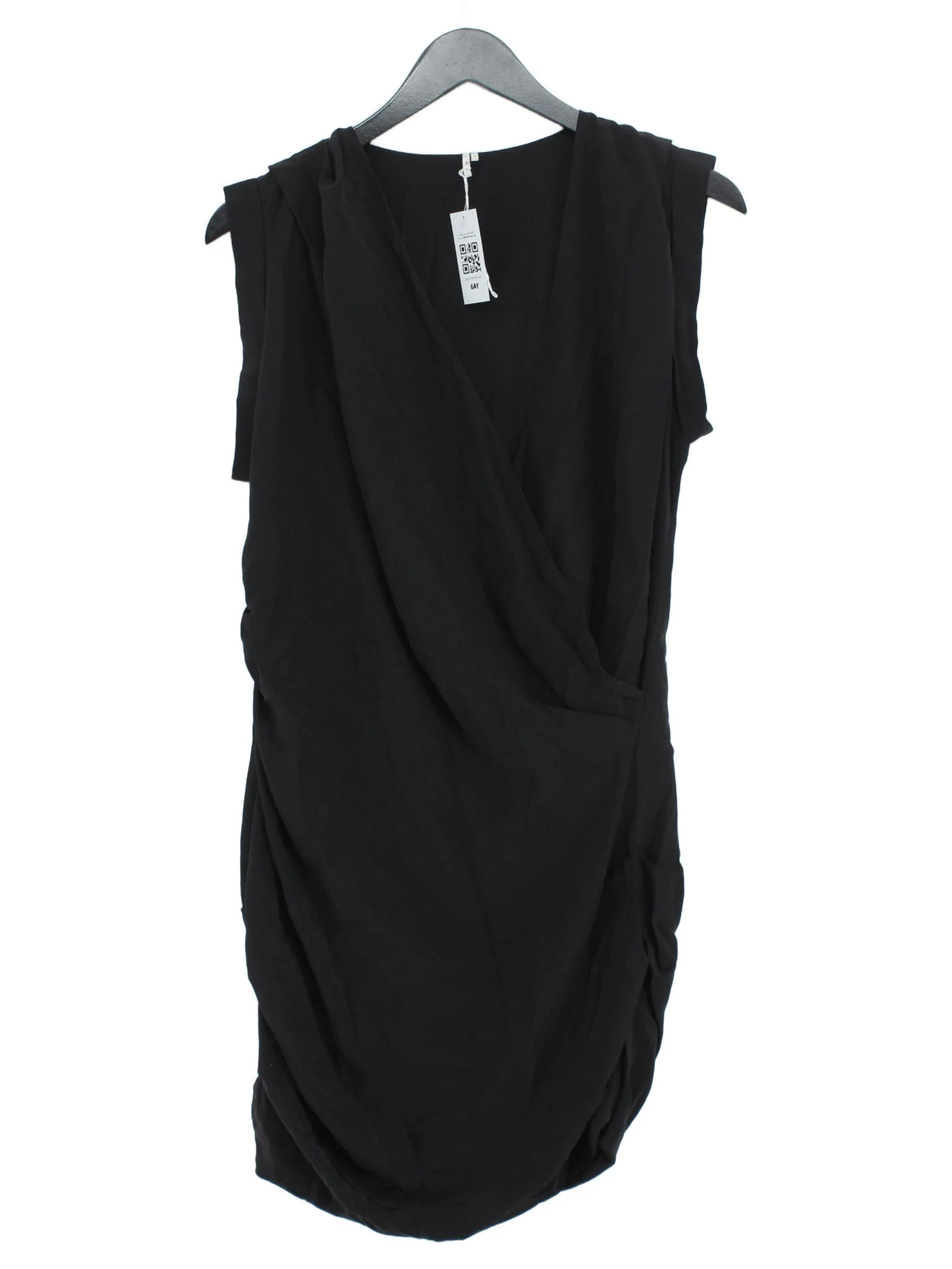 IRO Wrap Mini Dress in Black