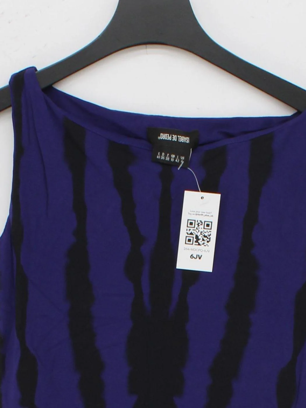 Isabel De Pedro Bodycon Mini Dress UK10 in Purple - Image 3