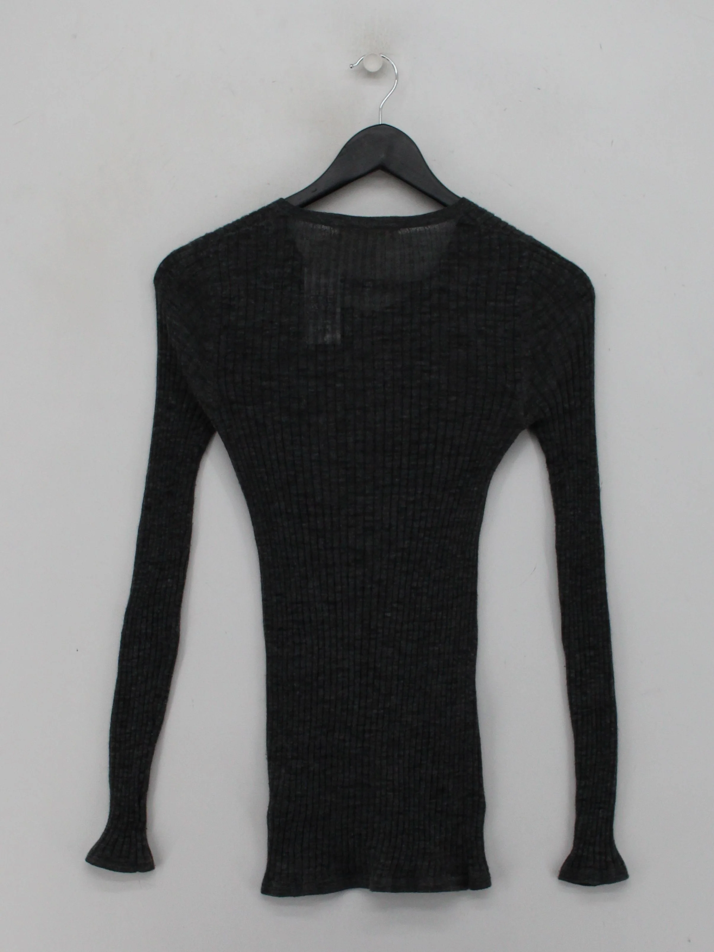 Isabel Marant Étoile Women's Cardigan M Grey Linen with Polyester Cardigan - Image 2