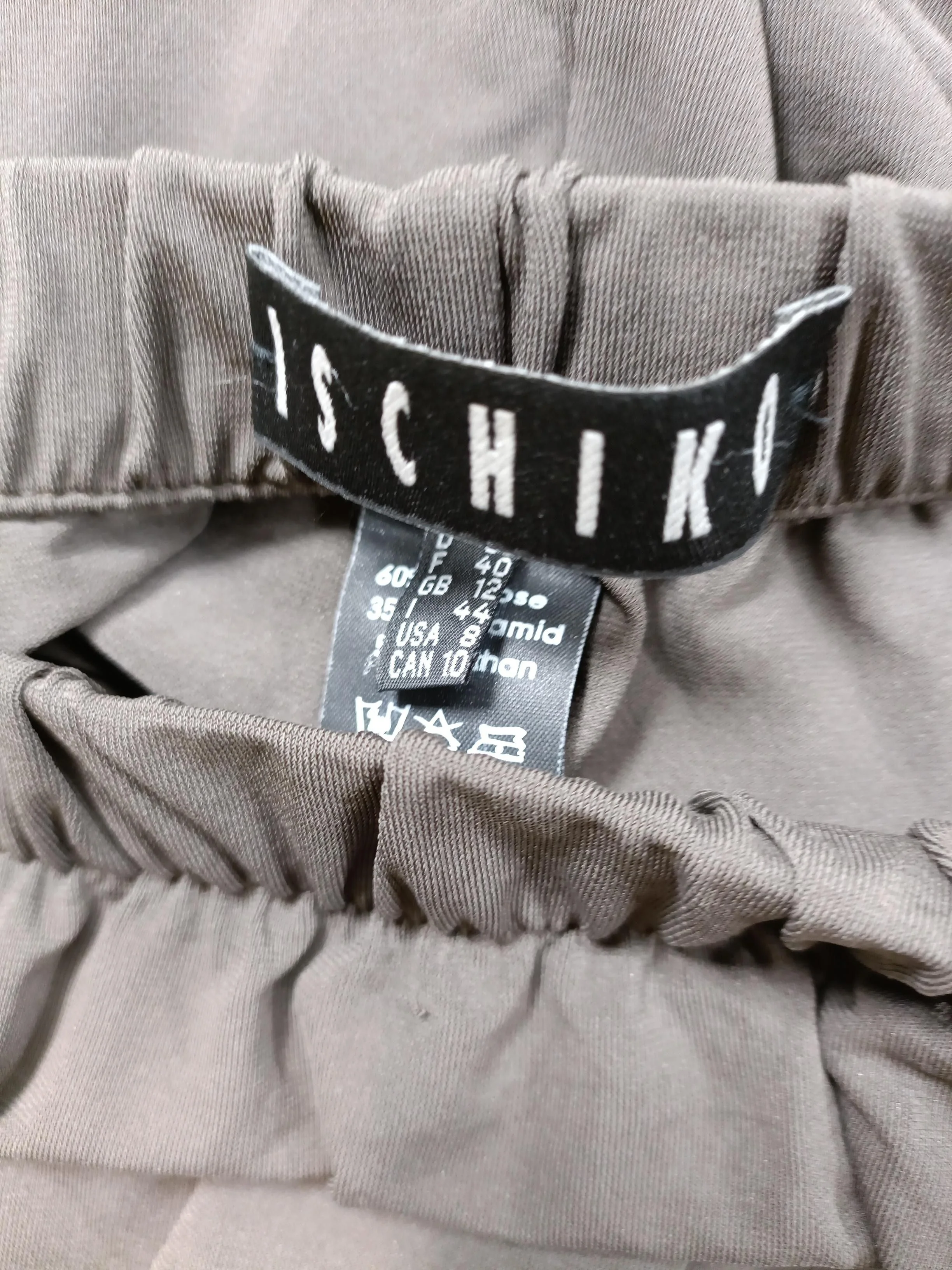 Ischiko Women's Trousers UK 12 Grey Viscose with Polyamide, Elastane Sweatpants - Image 5