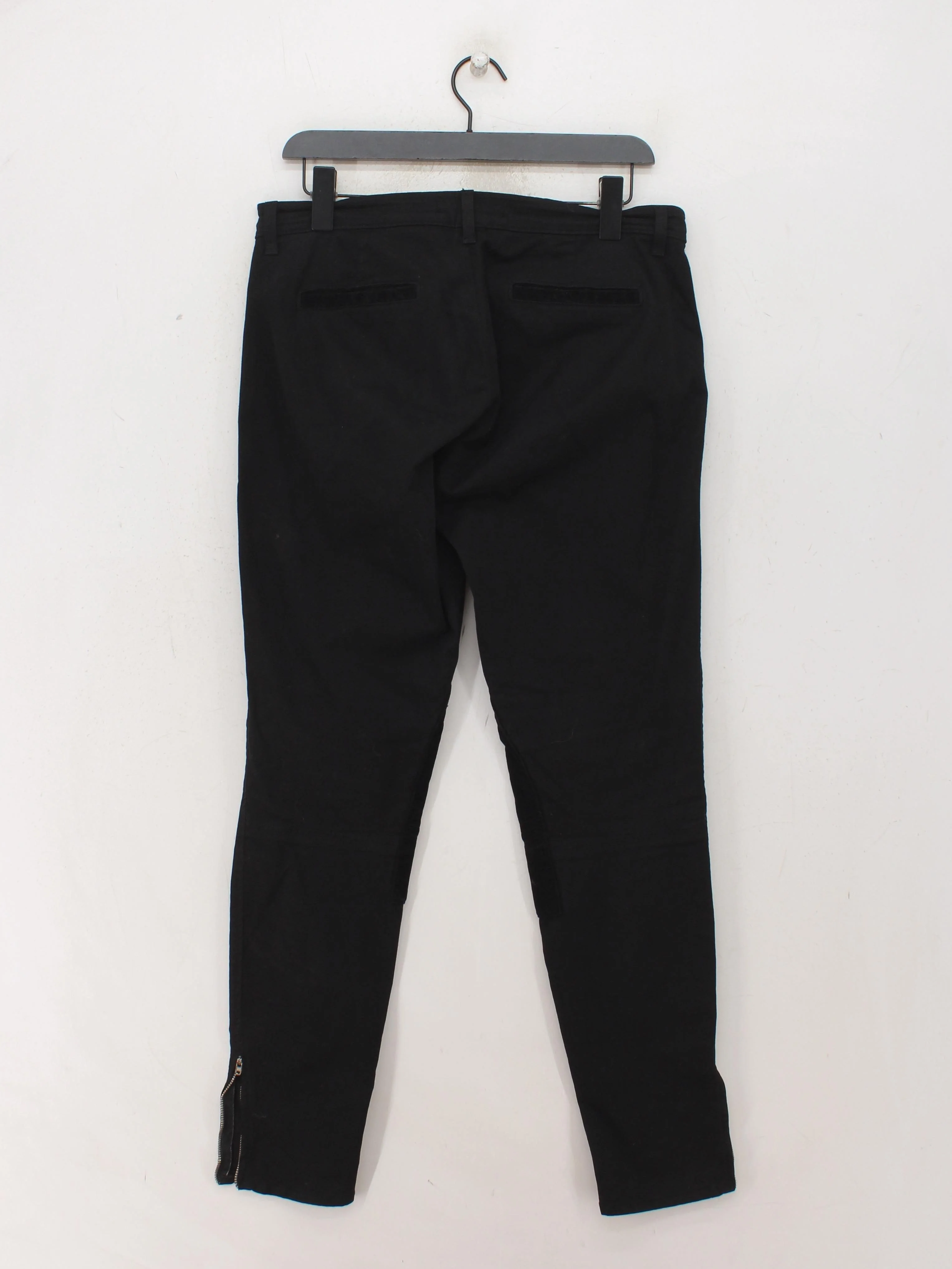 J Brand Women's Trousers W 31 in Black Cotton with Elastane Skinny Chino - Image 2