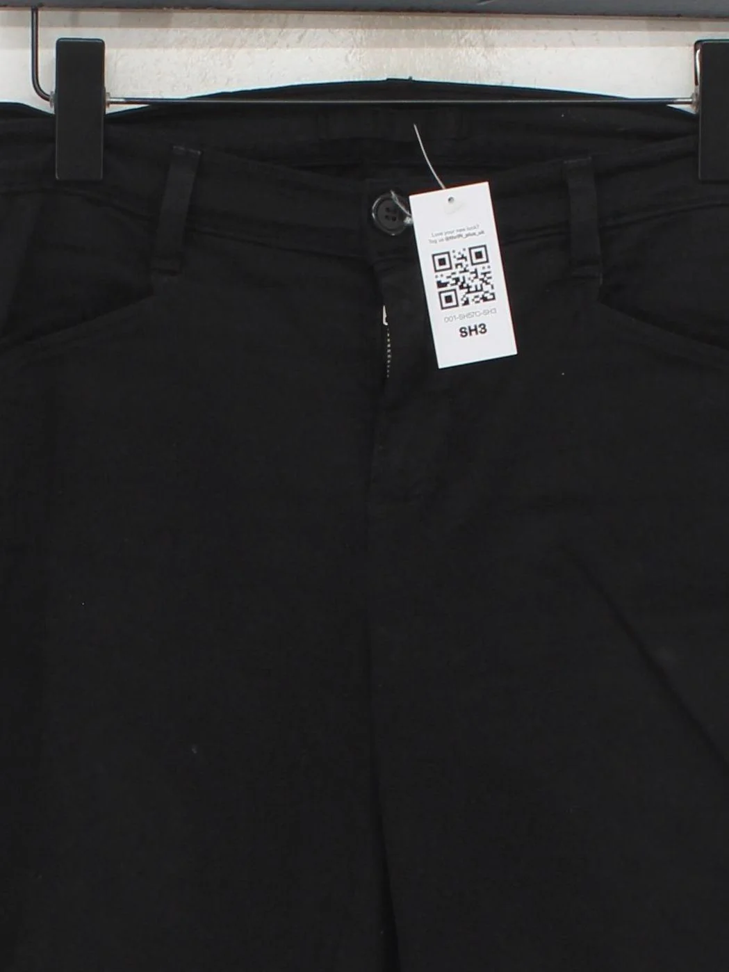 J Brand Women's Trousers W 31 in Black Cotton with Elastane Skinny Chino - Image 3