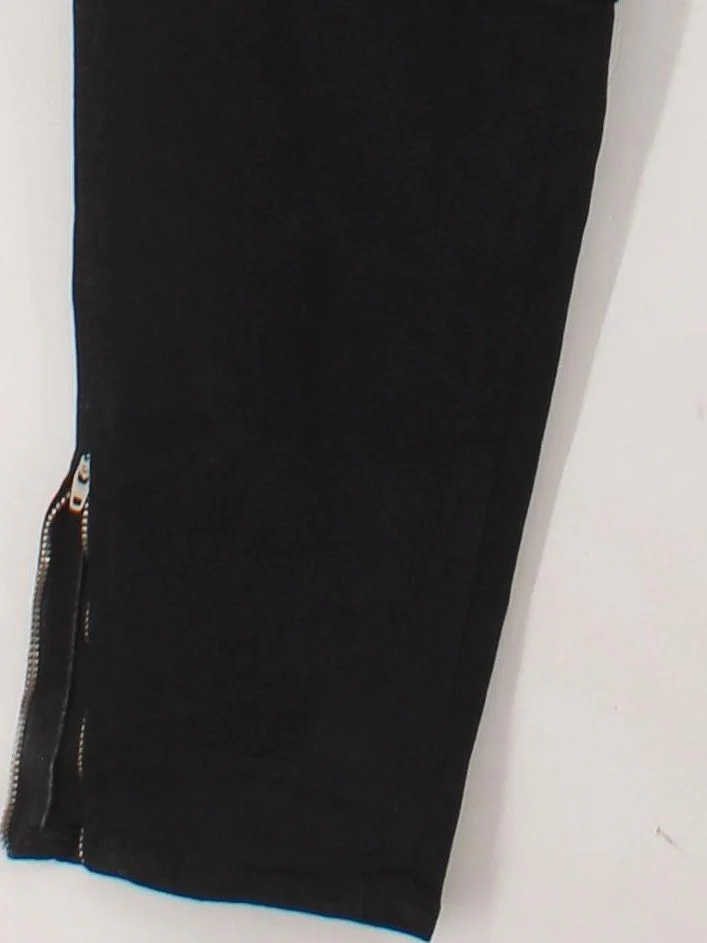 J Brand Women's Trousers W 31 in Black Cotton with Elastane Skinny Chino - Image 4